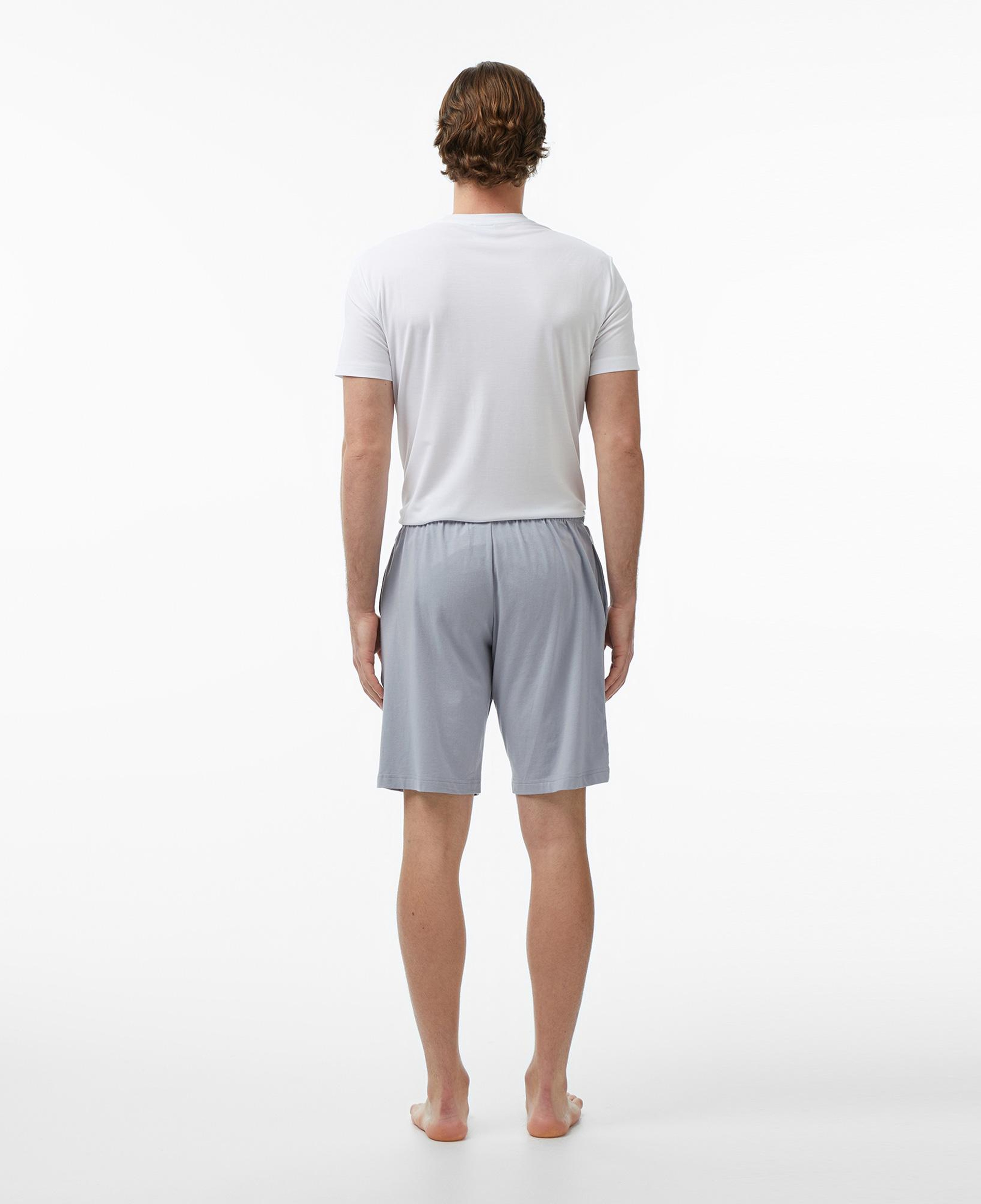 Calvin Klein Monogram Sleep Short Erkek Gri Üst Pijama