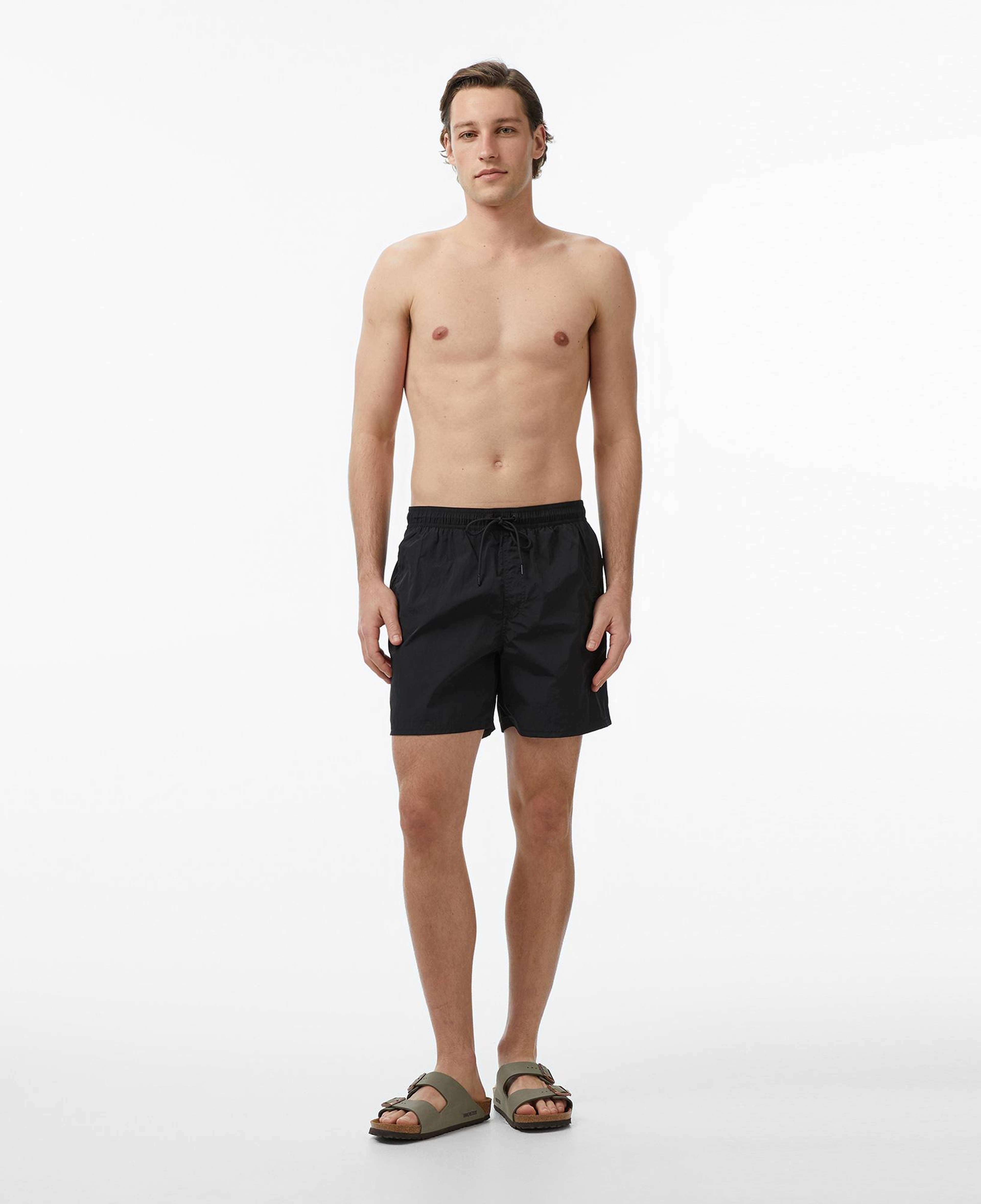 Calvin Klein Medium Drawstring Erkek Siyah Deniz Şortu