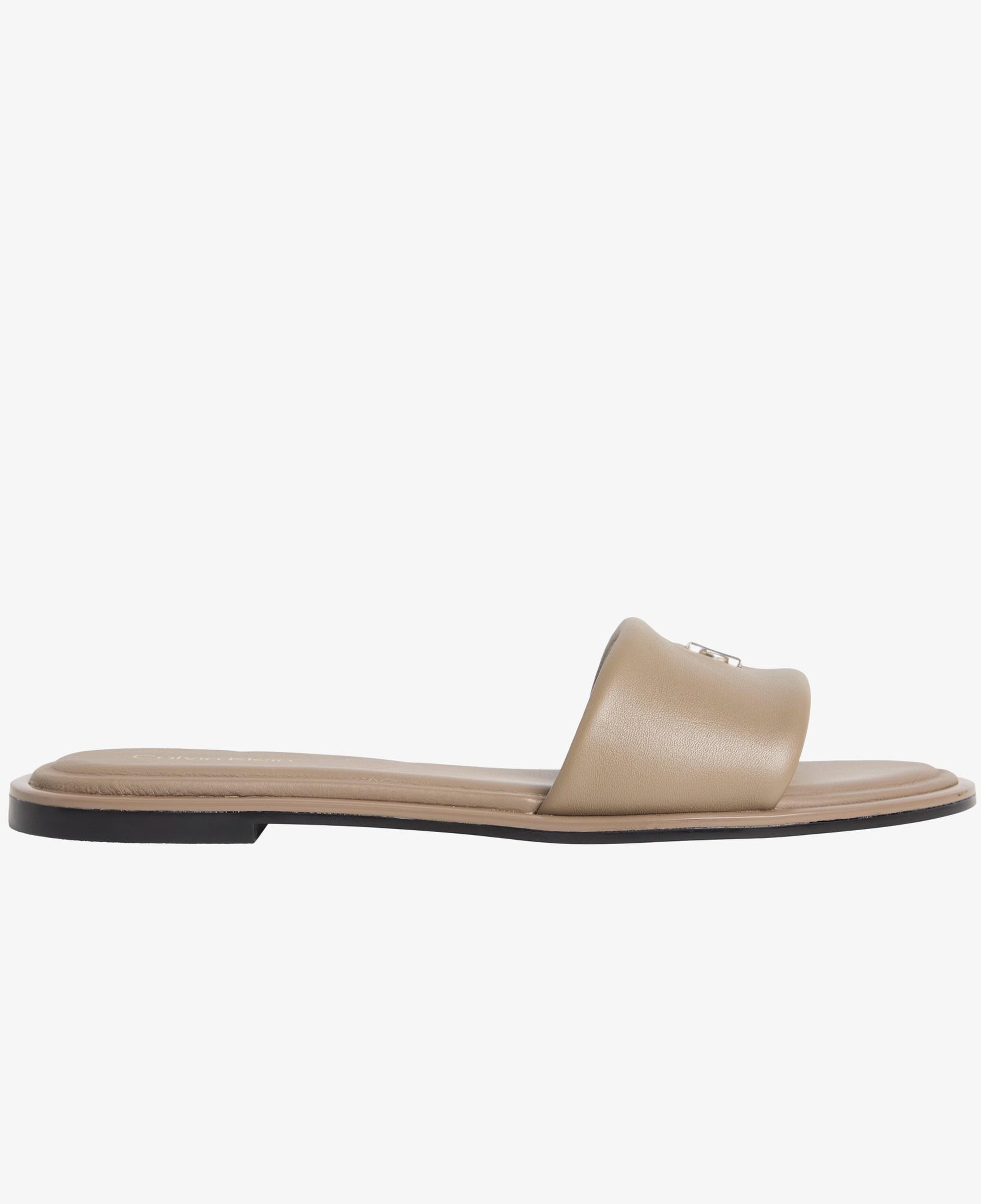 Calvin Klein Round Flat Kadın Gri Sandalet