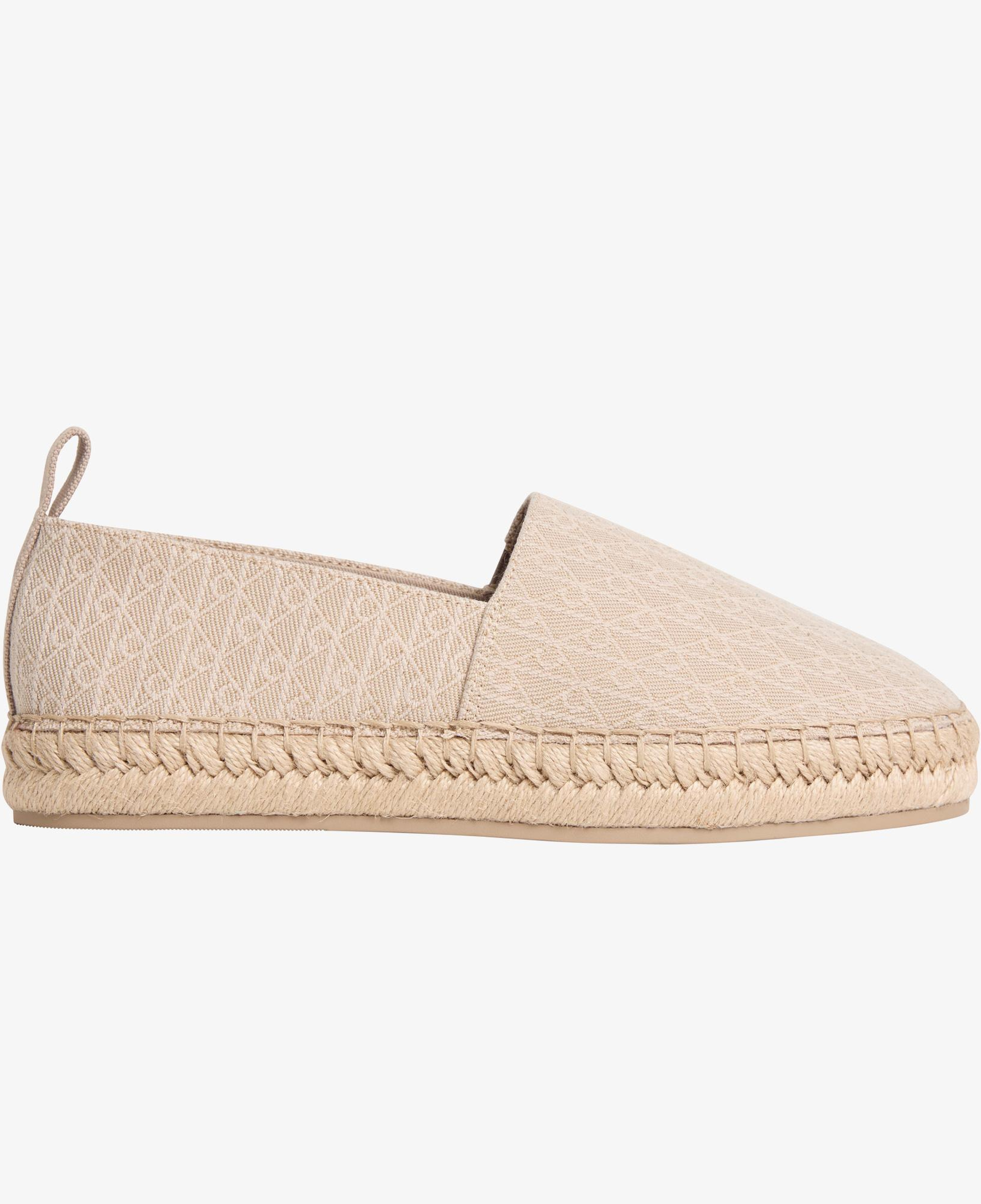 Calvin Klein Oblique Kadın Bej Espadril