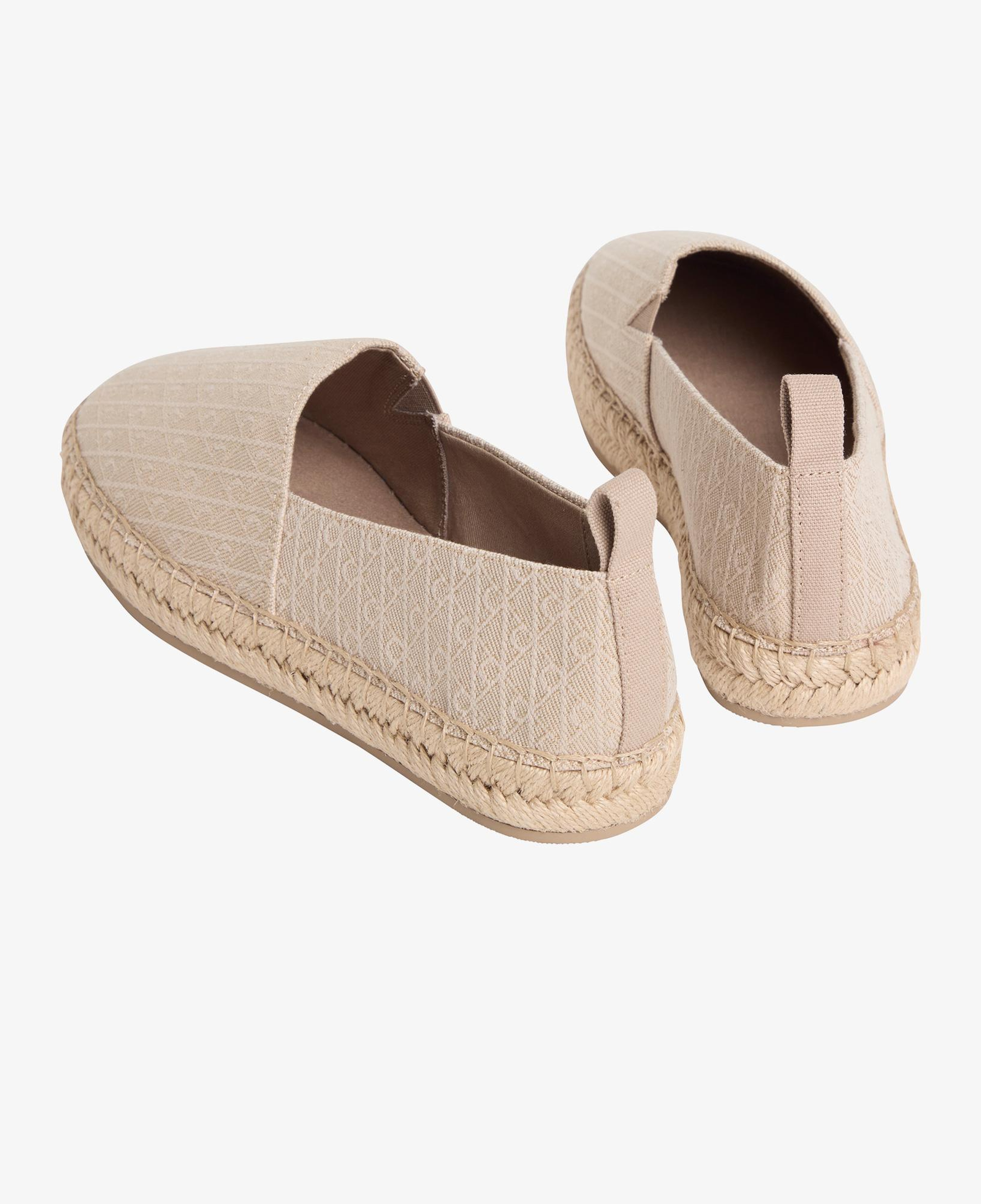Calvin Klein Oblique Kadın Bej Espadril
