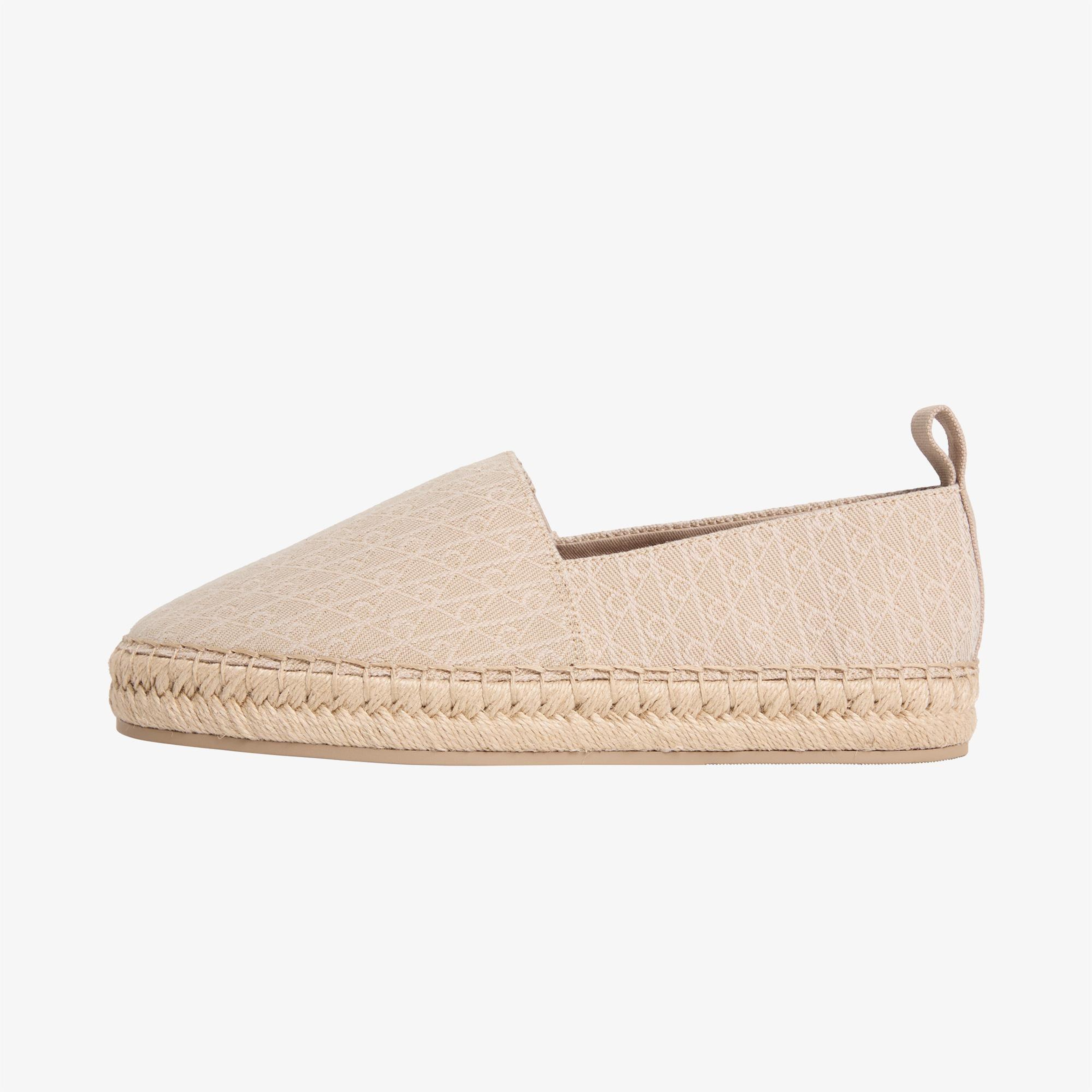 Calvin Klein Oblique Kadın Bej Espadril