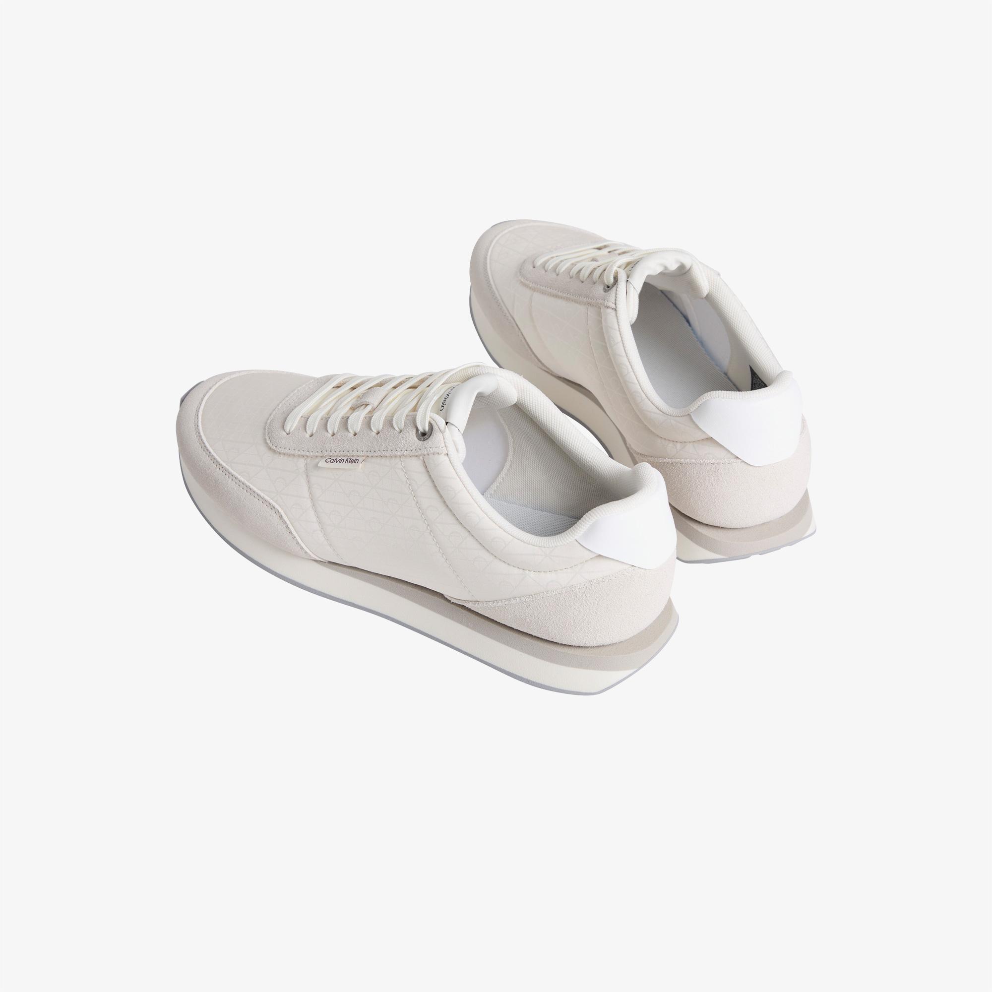 Calvin Klein Retro Runner Ripstop Erkek Beyaz Sneaker