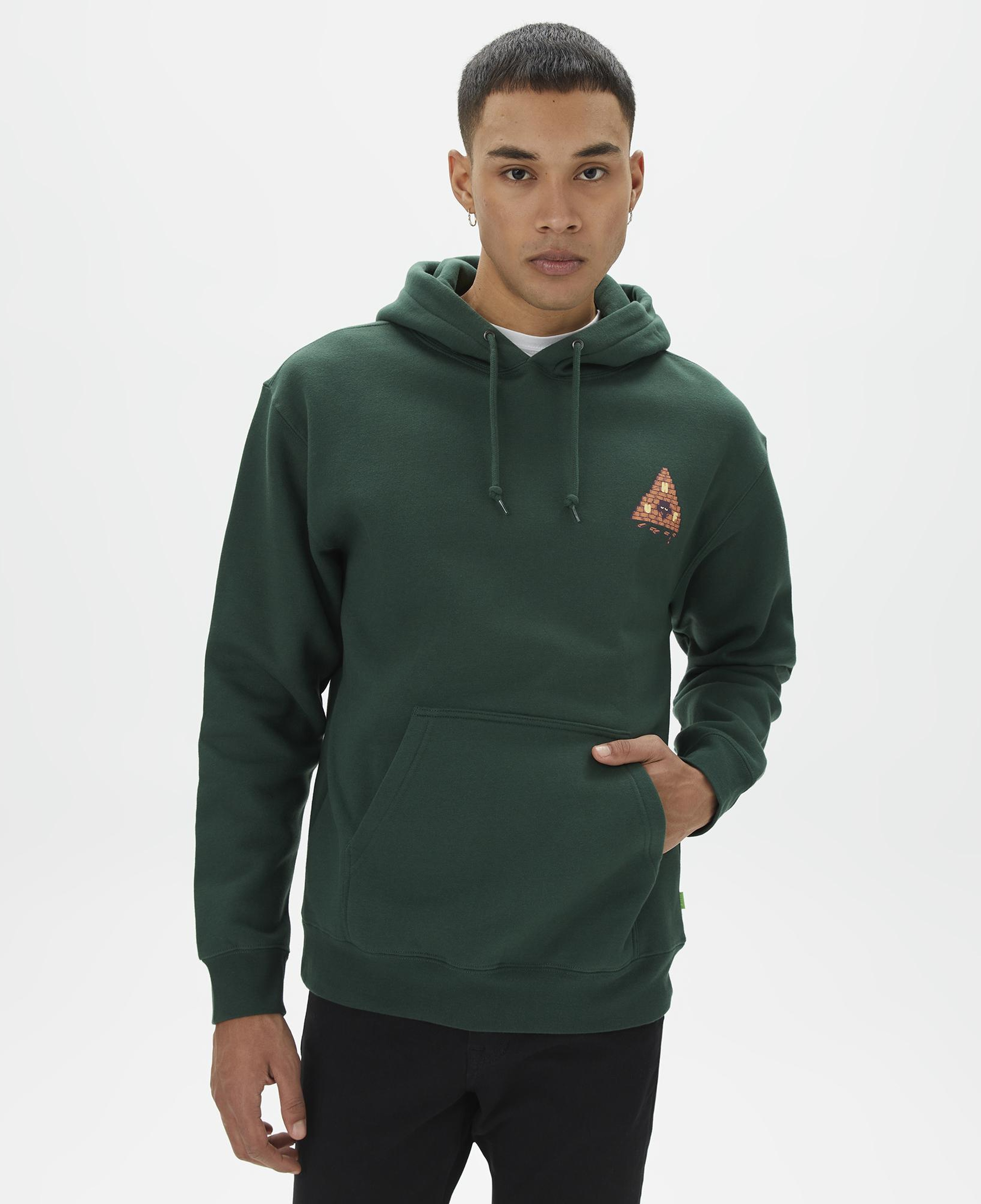 Huf Brick Lurk Erkek Yeşil Hoodie