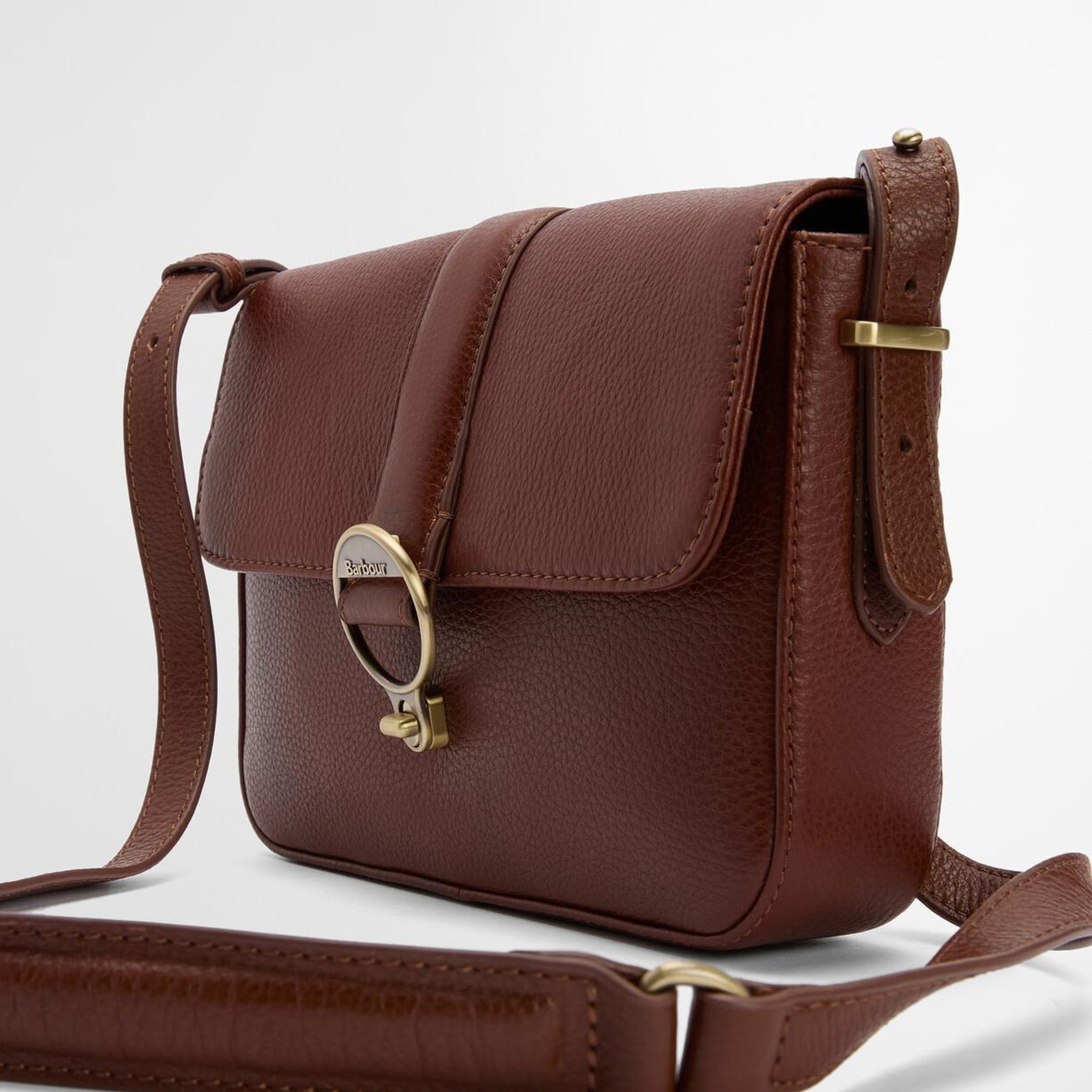 Barbour Rosa Deri Çapraz Çanta