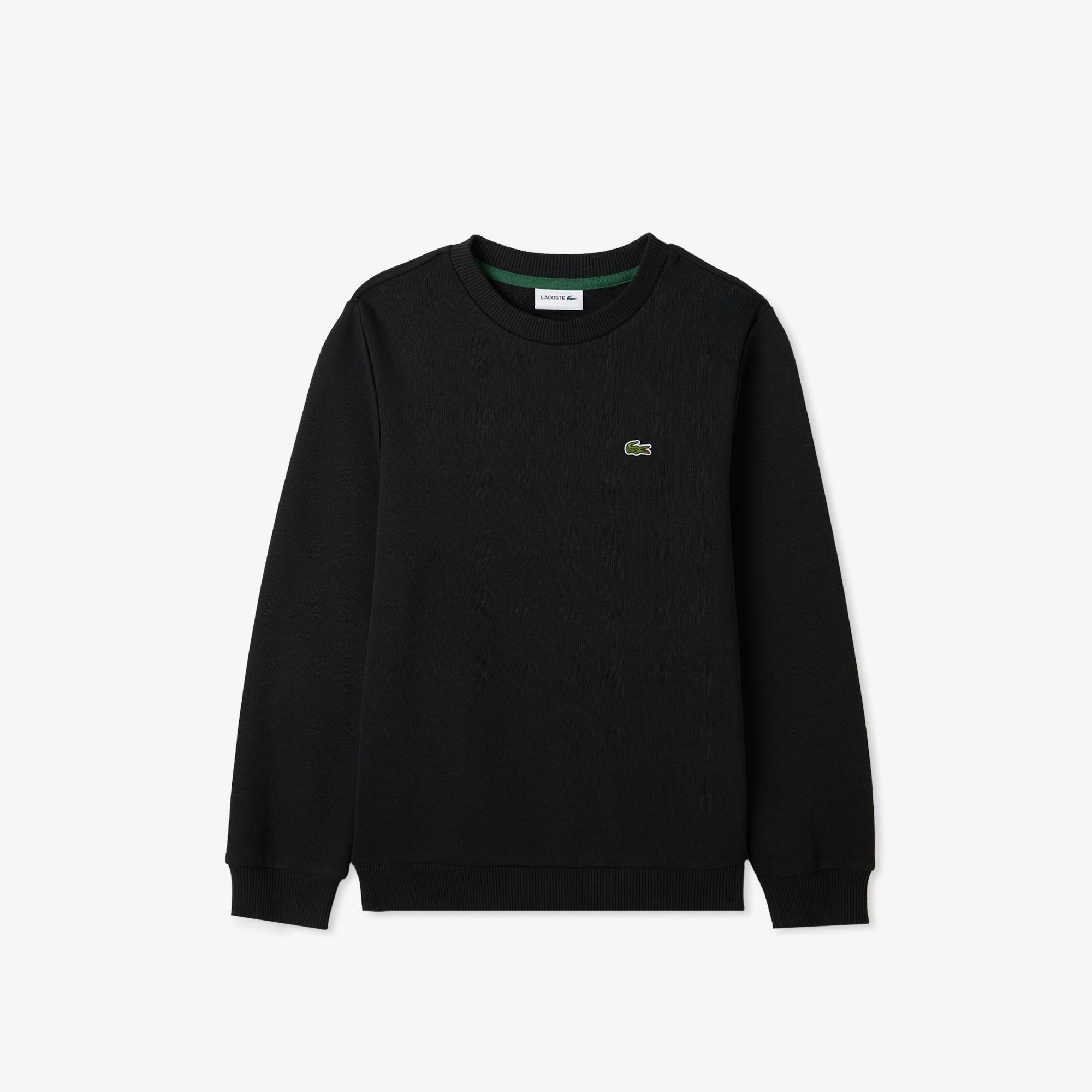 Lacoste Çocuk Bisiklet Yaka Siyah Sweatshirt