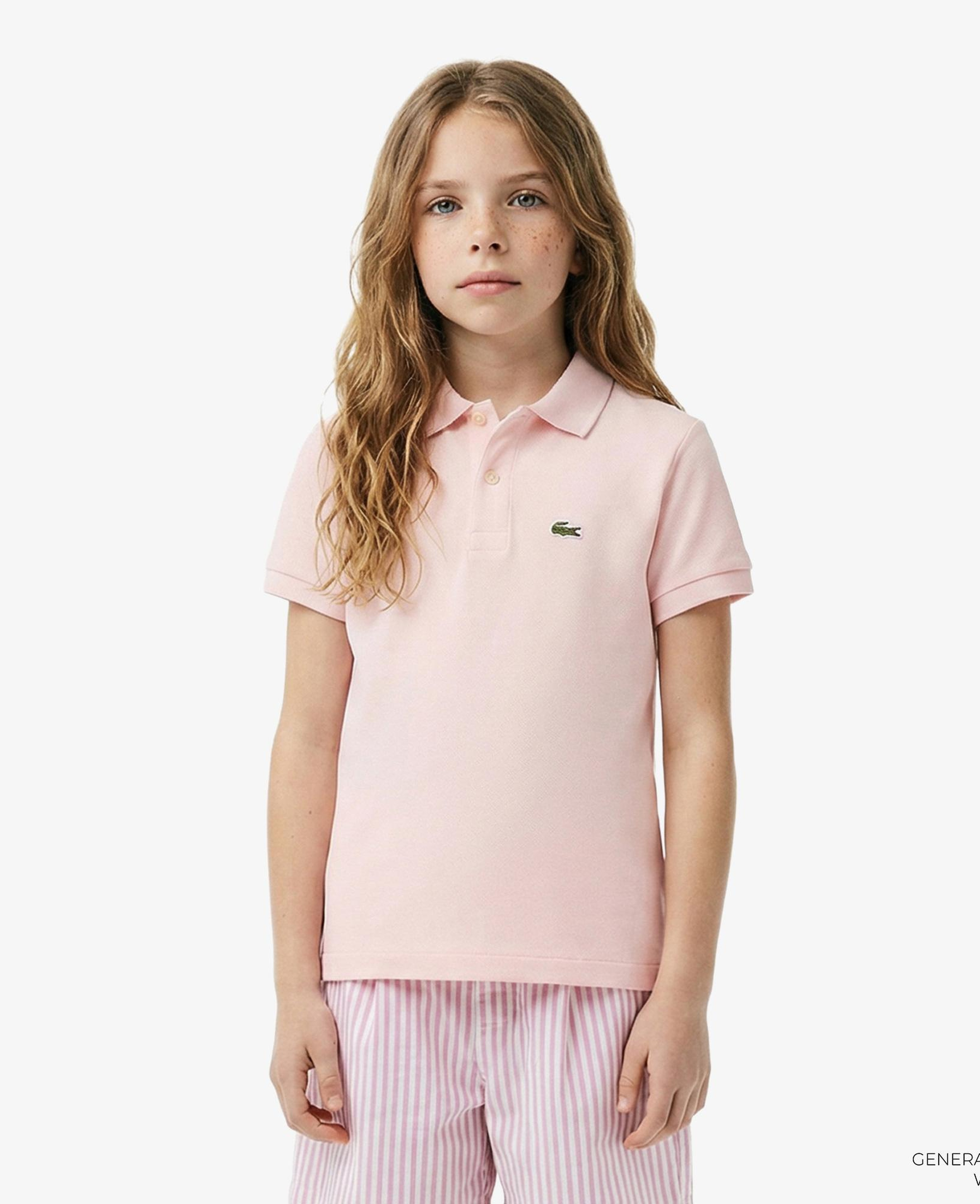 Lacoste Çocuk Regular Fit Açık Pembe Polo