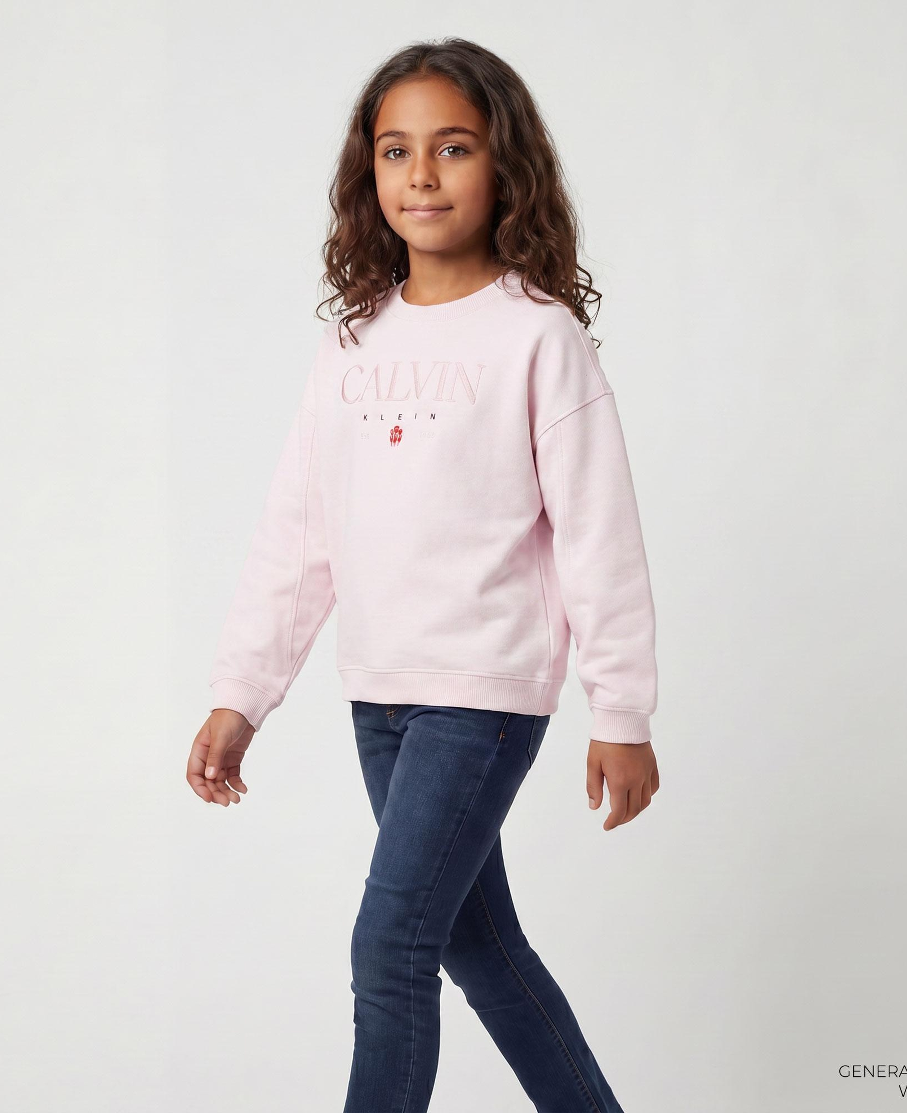 Calvin Klein Multi Color Çocuk Pembe Sweatshirt