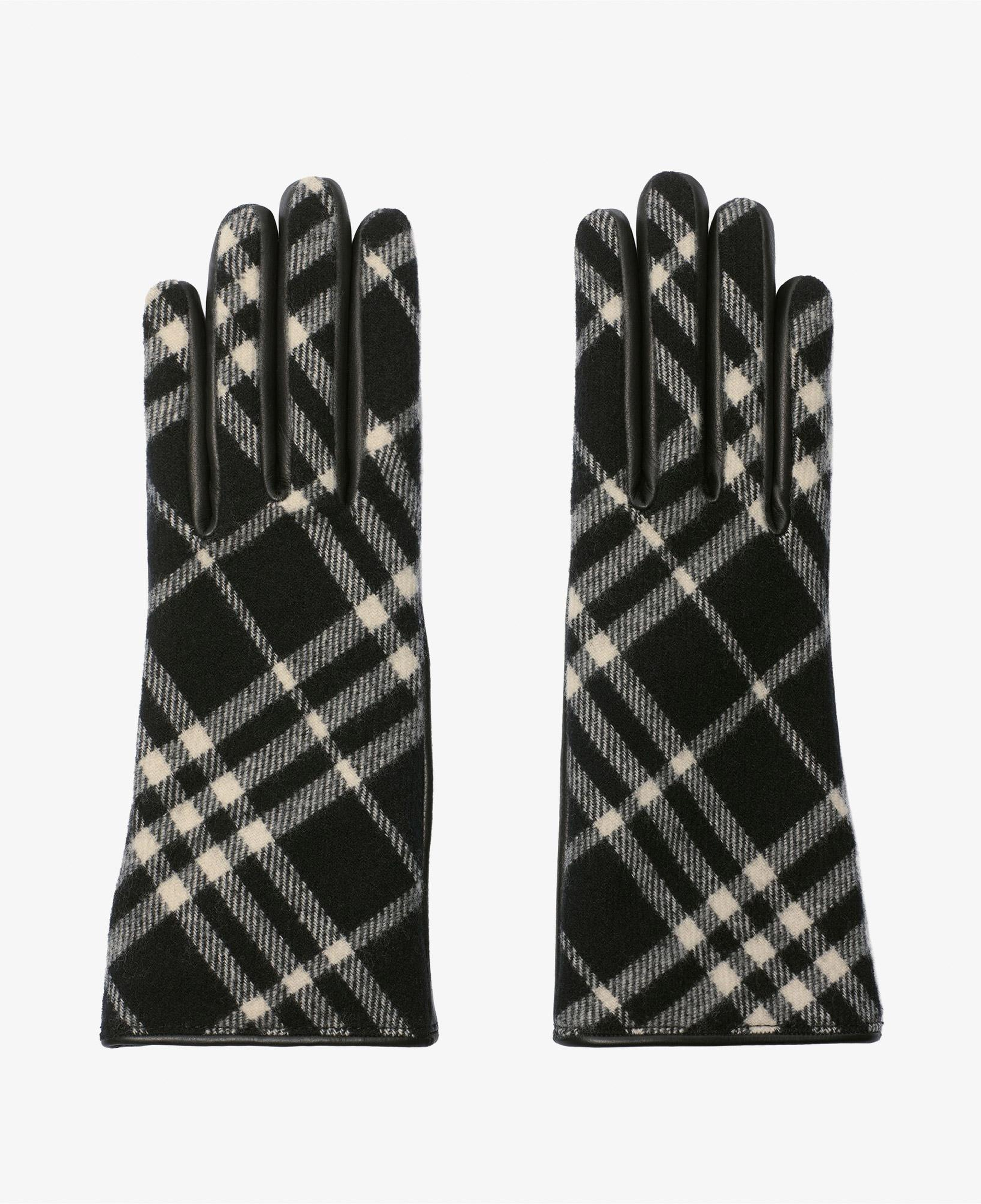 Burberry Core Check Kadın Siyah Eldiven