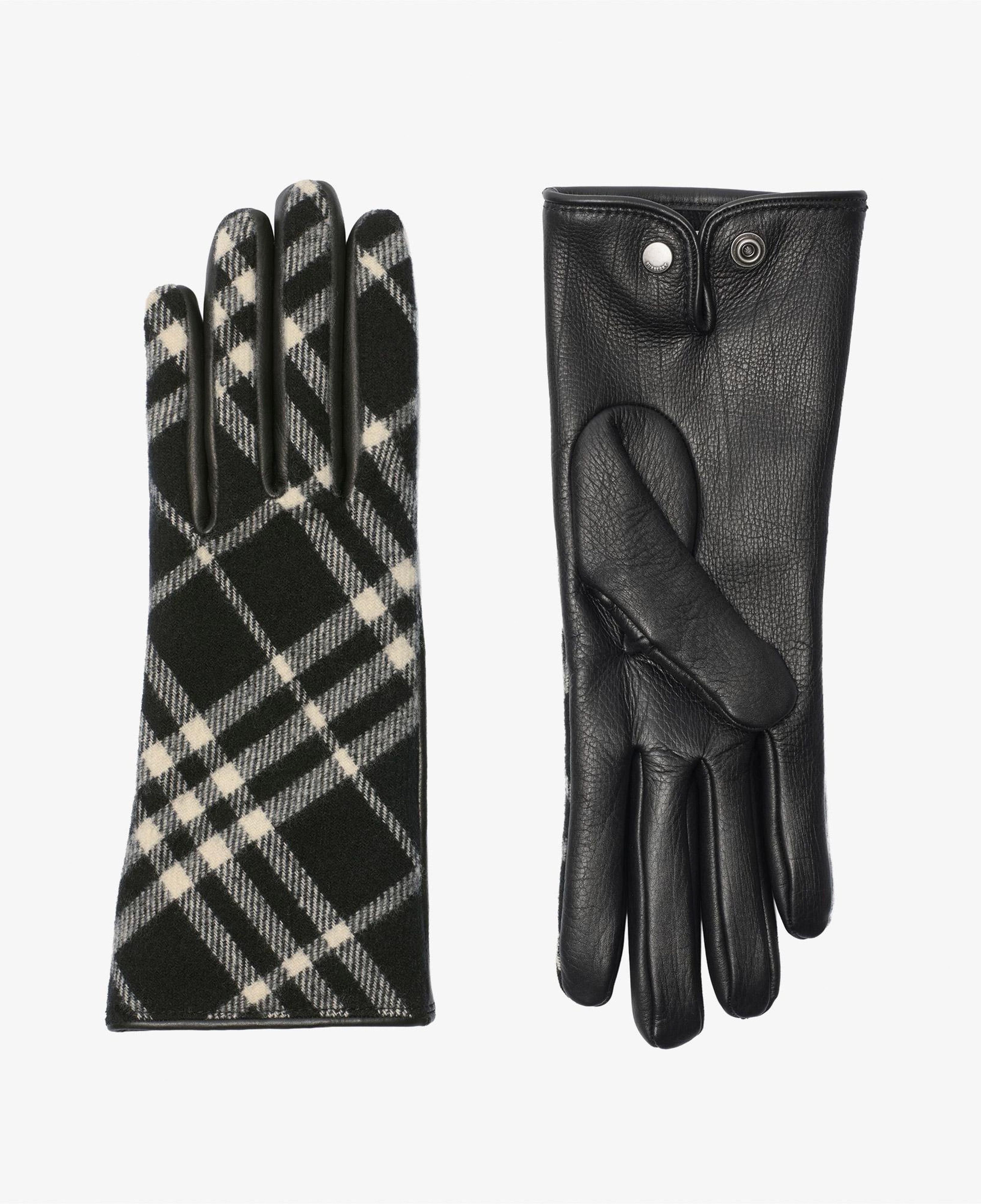 Burberry Core Check Kadın Siyah Eldiven