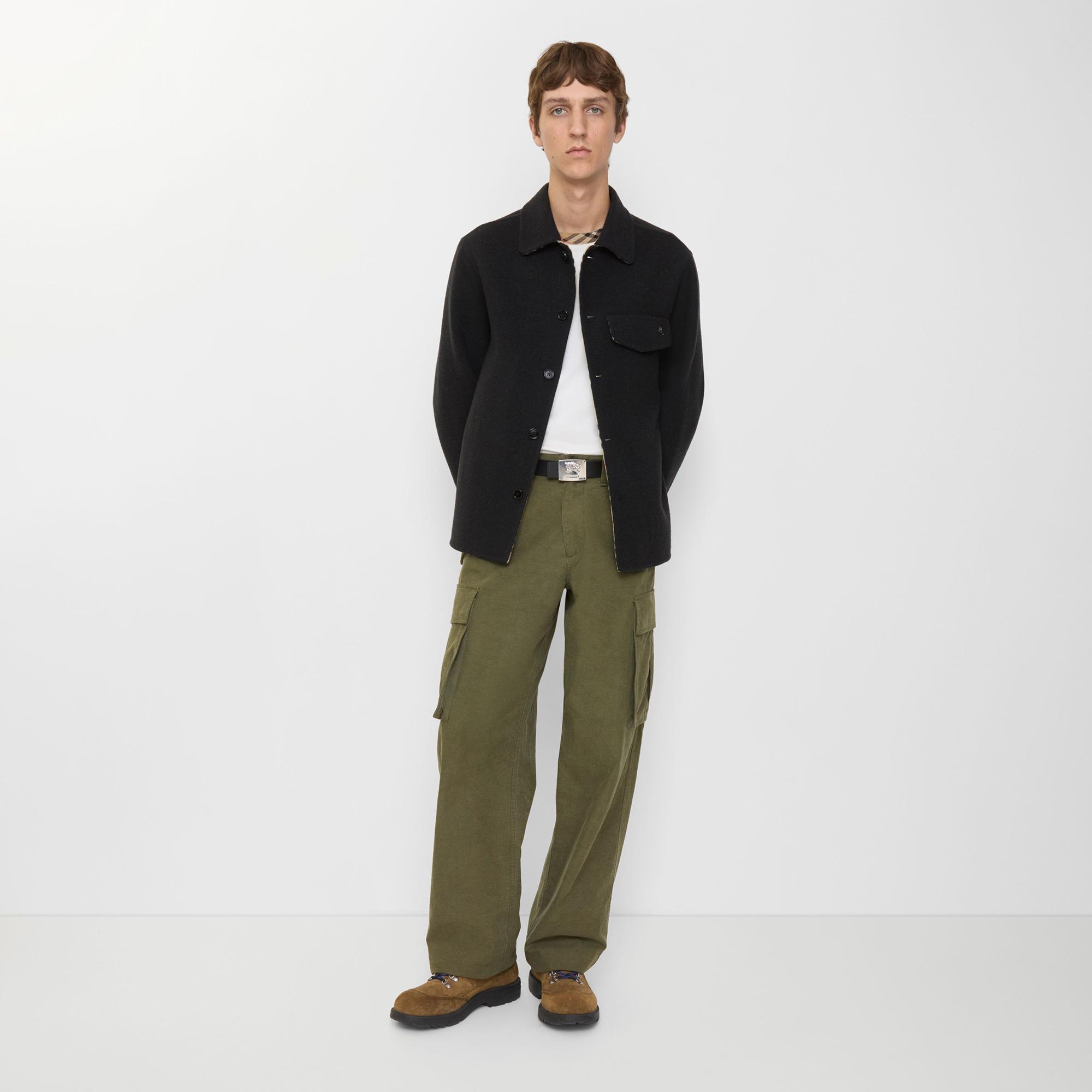 Burberry Thorn Erkek Siyah Mont