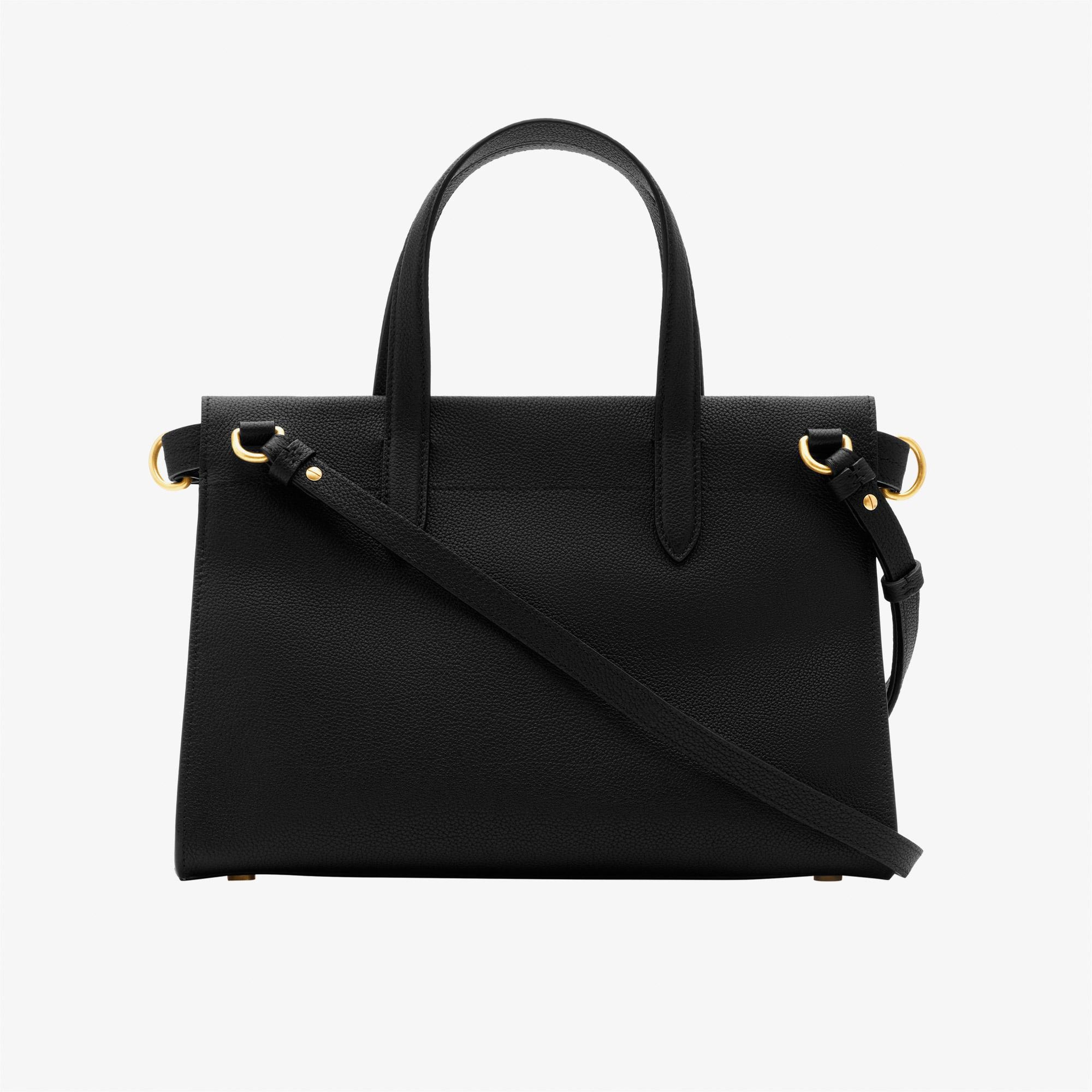 Burberry Small Cotswolds Tote Kadın Siyah Omuz Çantası