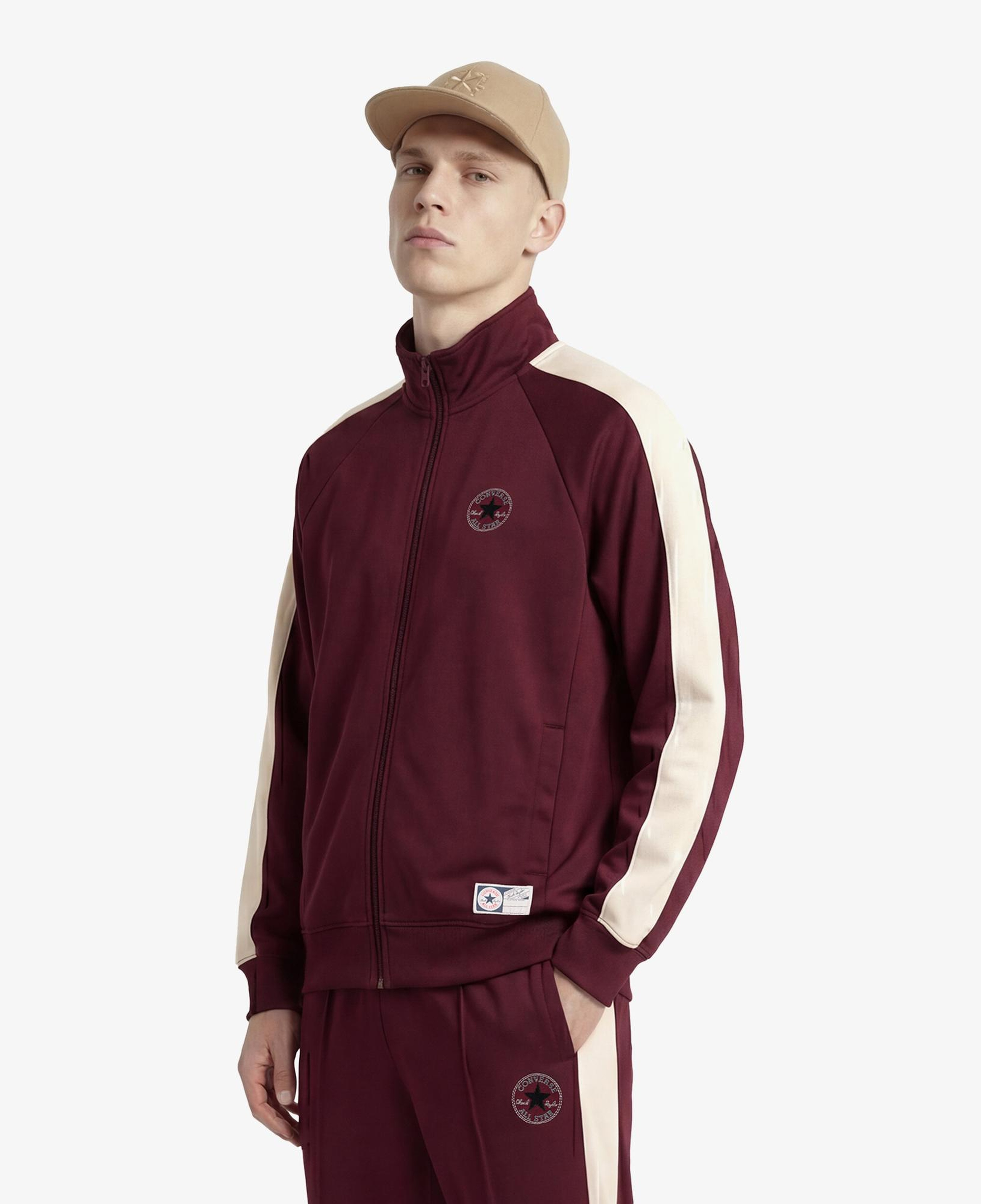 Converse Standard Fit Erkek Bordo Ceket