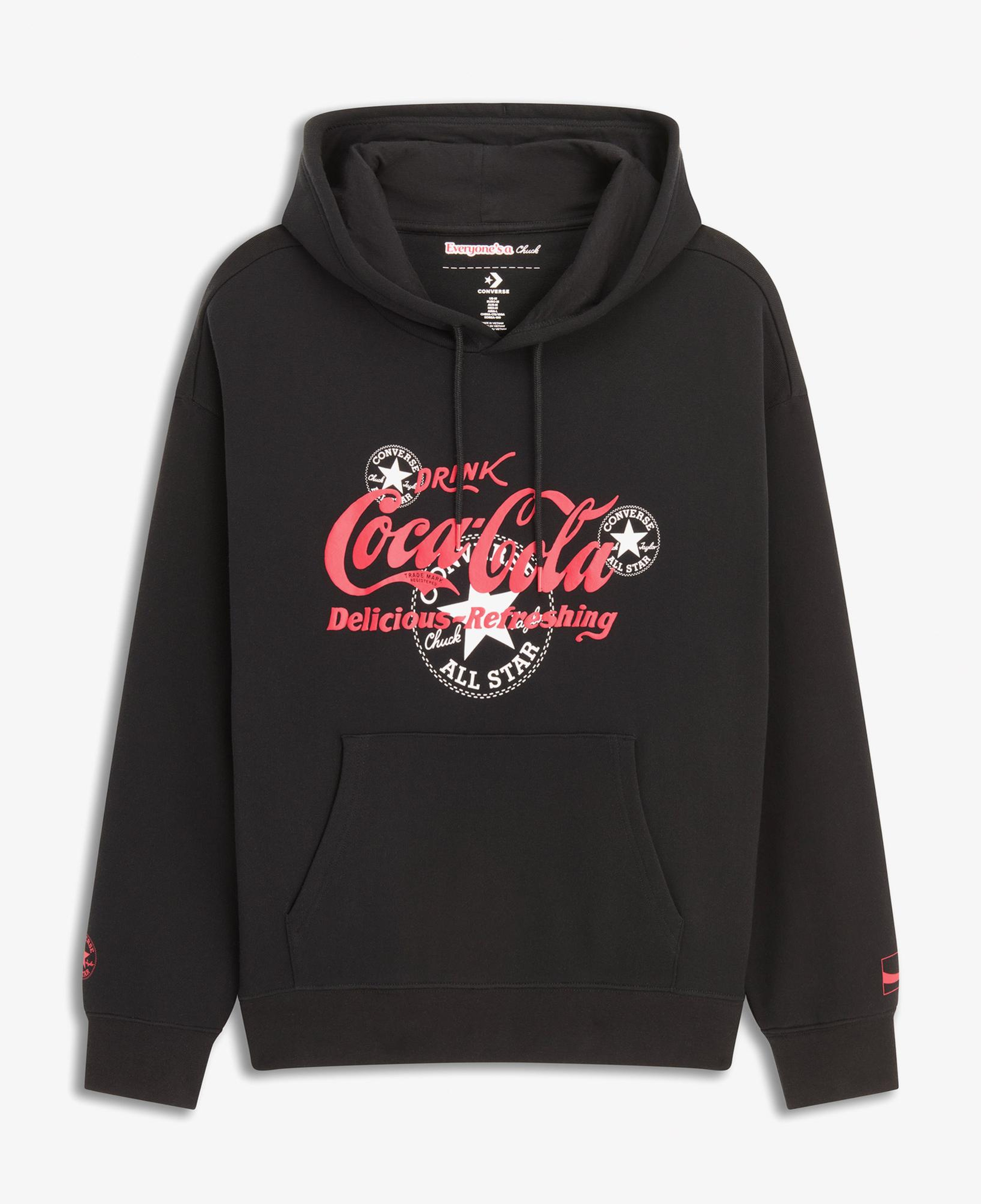 Converse x Coca-Cola Erkek Siyah Hoodie