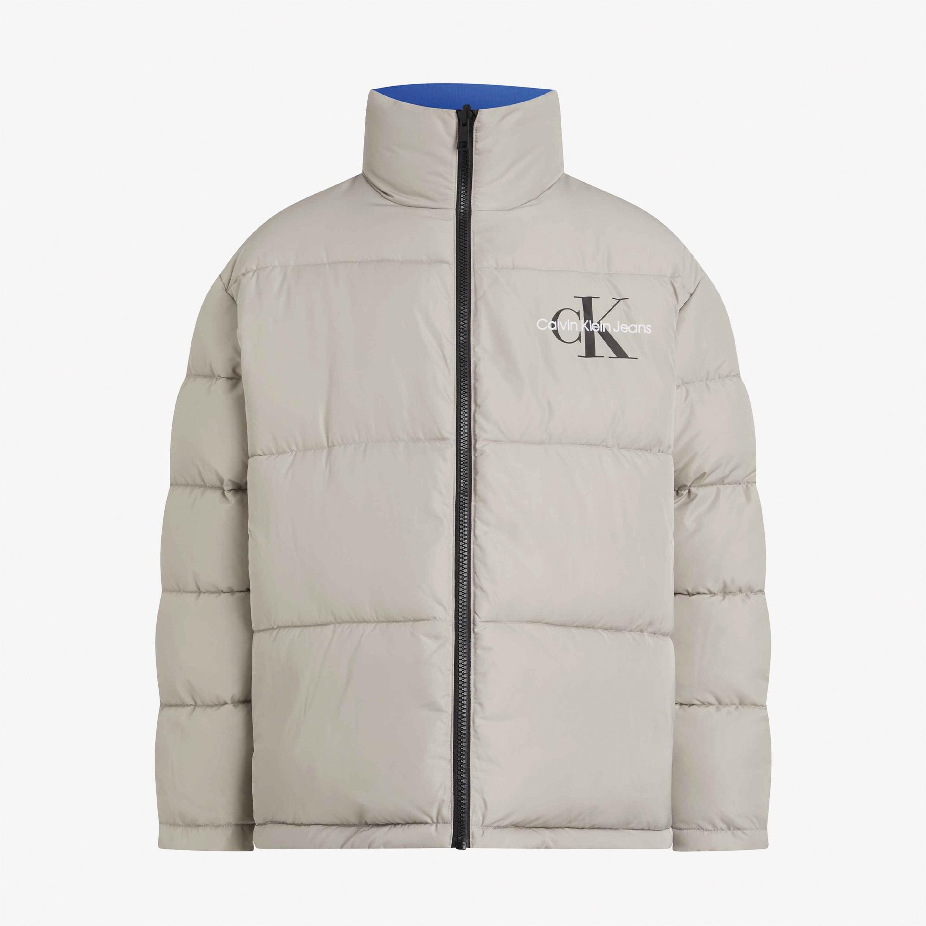 Calvin Klein Jeans Reversible 90S Puffer Erkek Mavi Mont