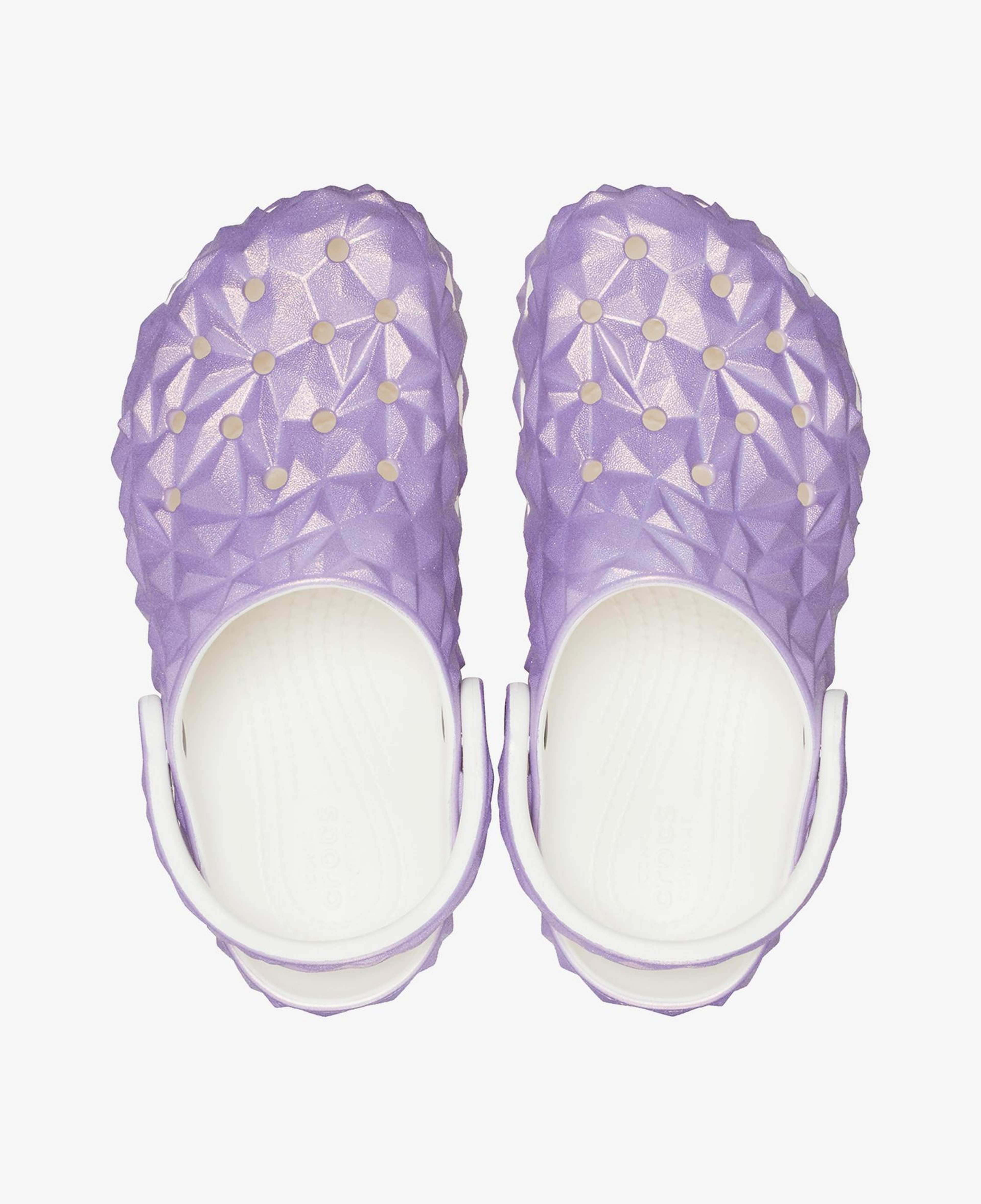 Crocs Classic Iridescent Geo Clog Unisex Beyaz Terlik