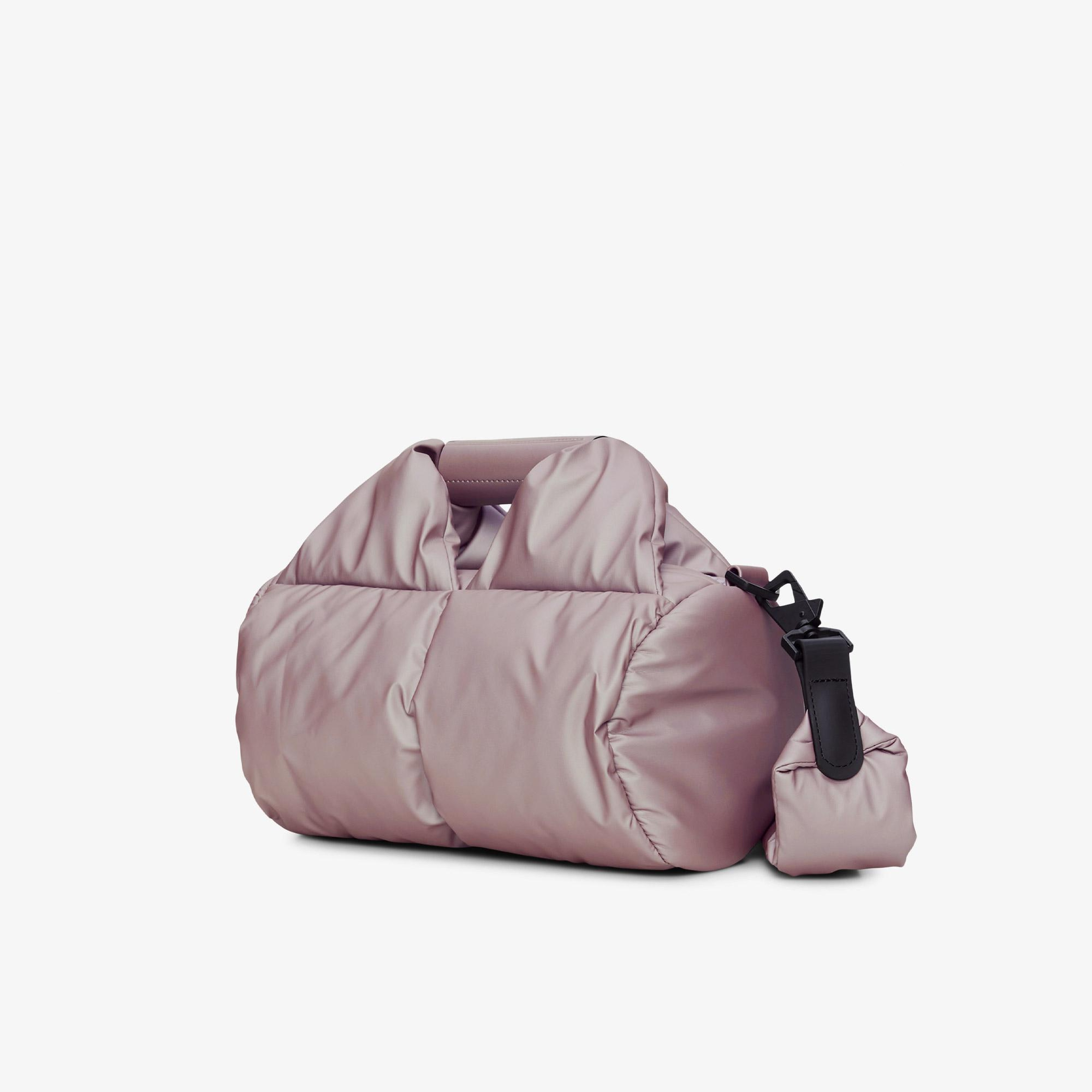 Rains Nyssa Puffer Duffel Mini Unisex Kahverengi Omuz Çantası