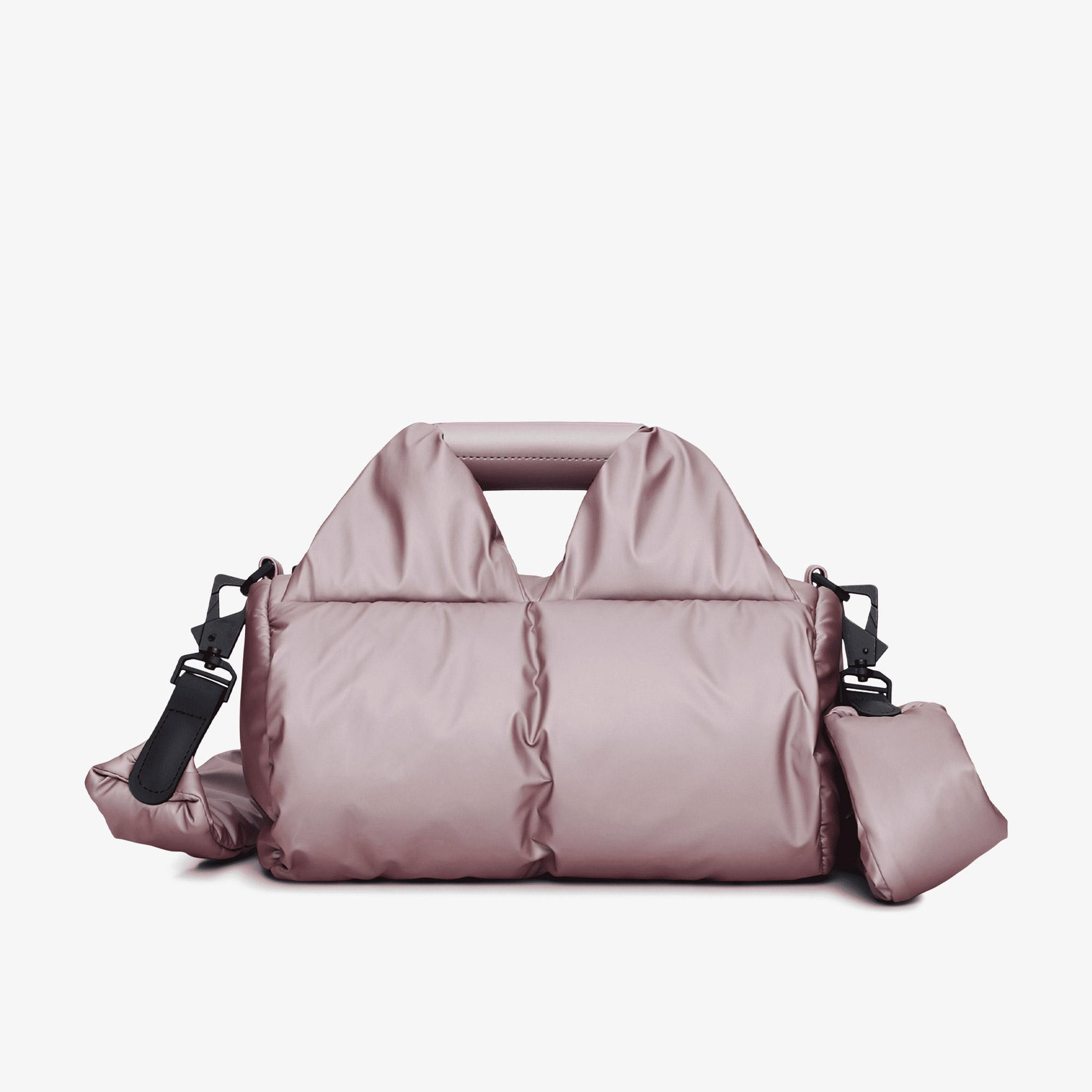 Rains Nyssa Puffer Duffel Mini Unisex Kahverengi Omuz Çantası