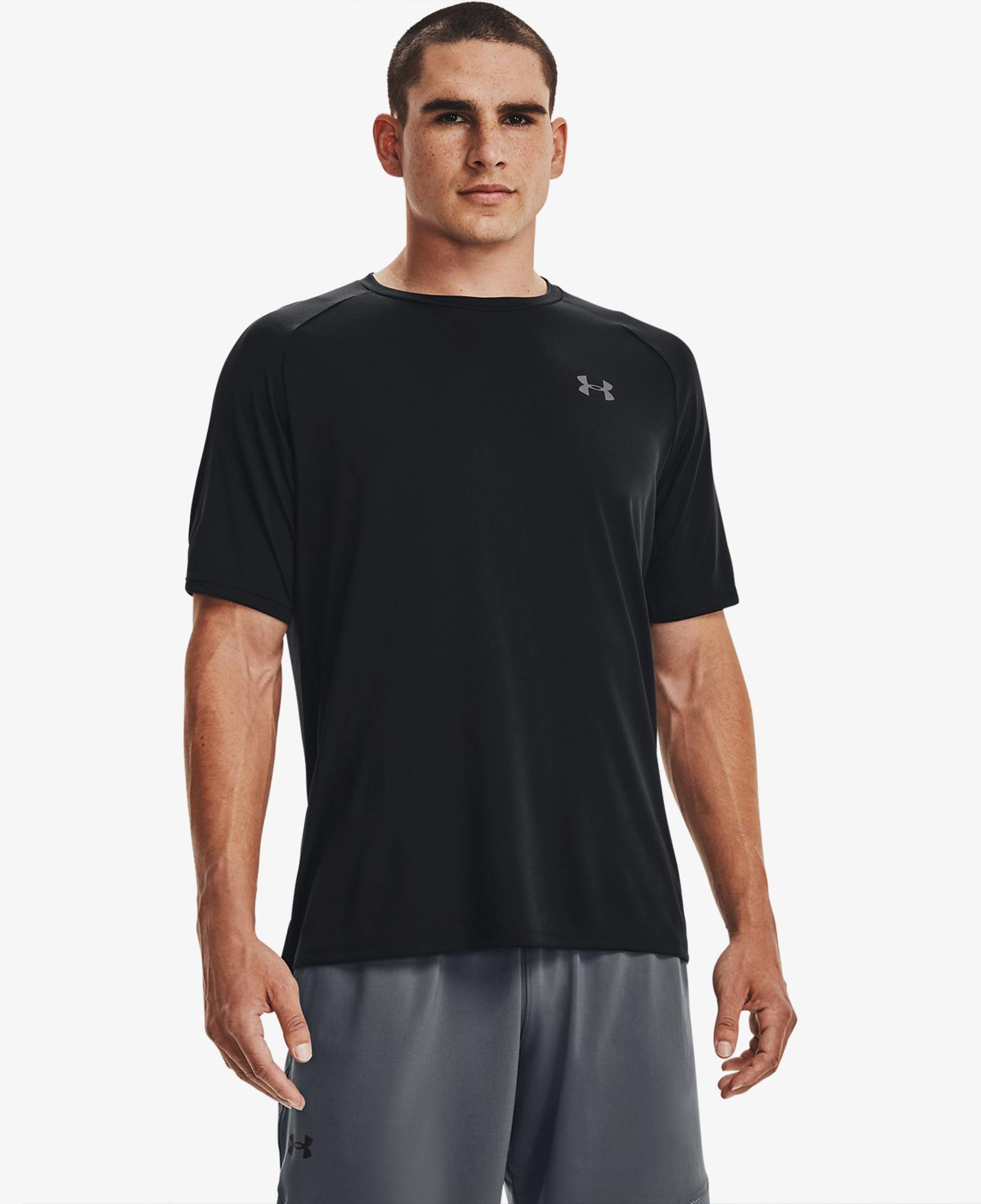 Under Armour Tech 2.0 Ss Tee Erkek Siyah Antrenman T-Shirt
