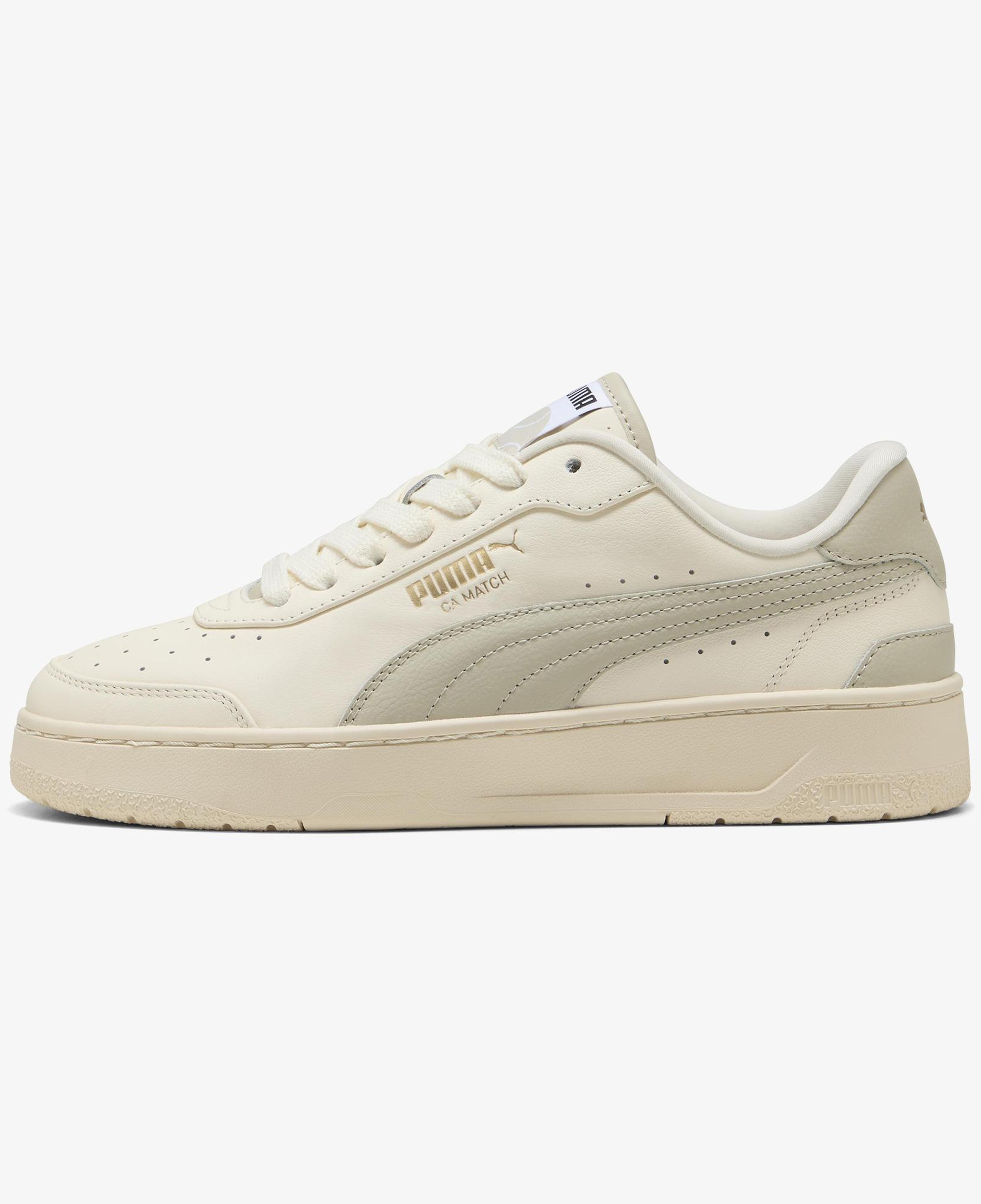 Puma CA Match Premium Kadın Bej Spor Ayakkabı