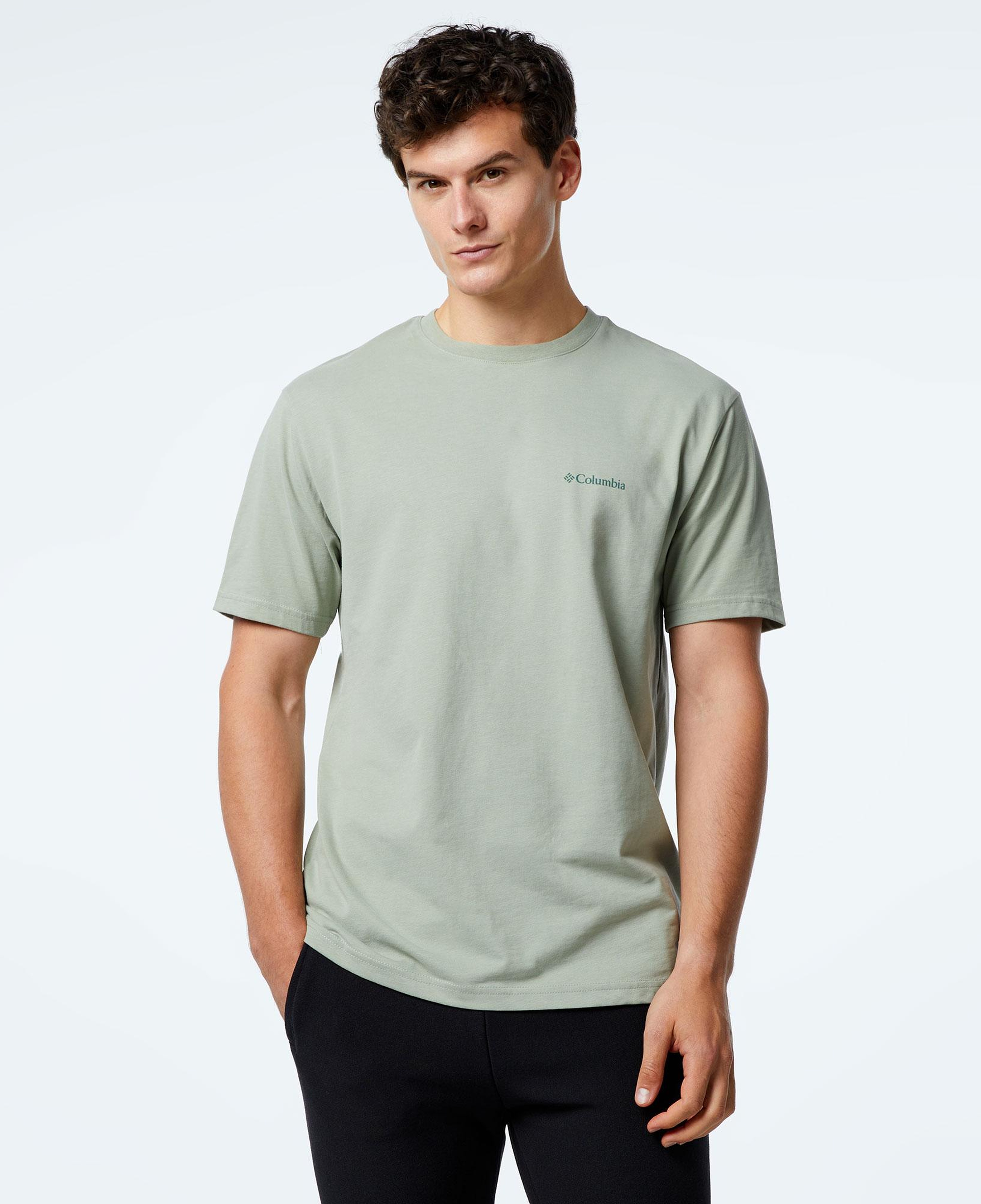 Columbia CSC M Basic Logo Erkek Yeşil Günlük T-Shirt
