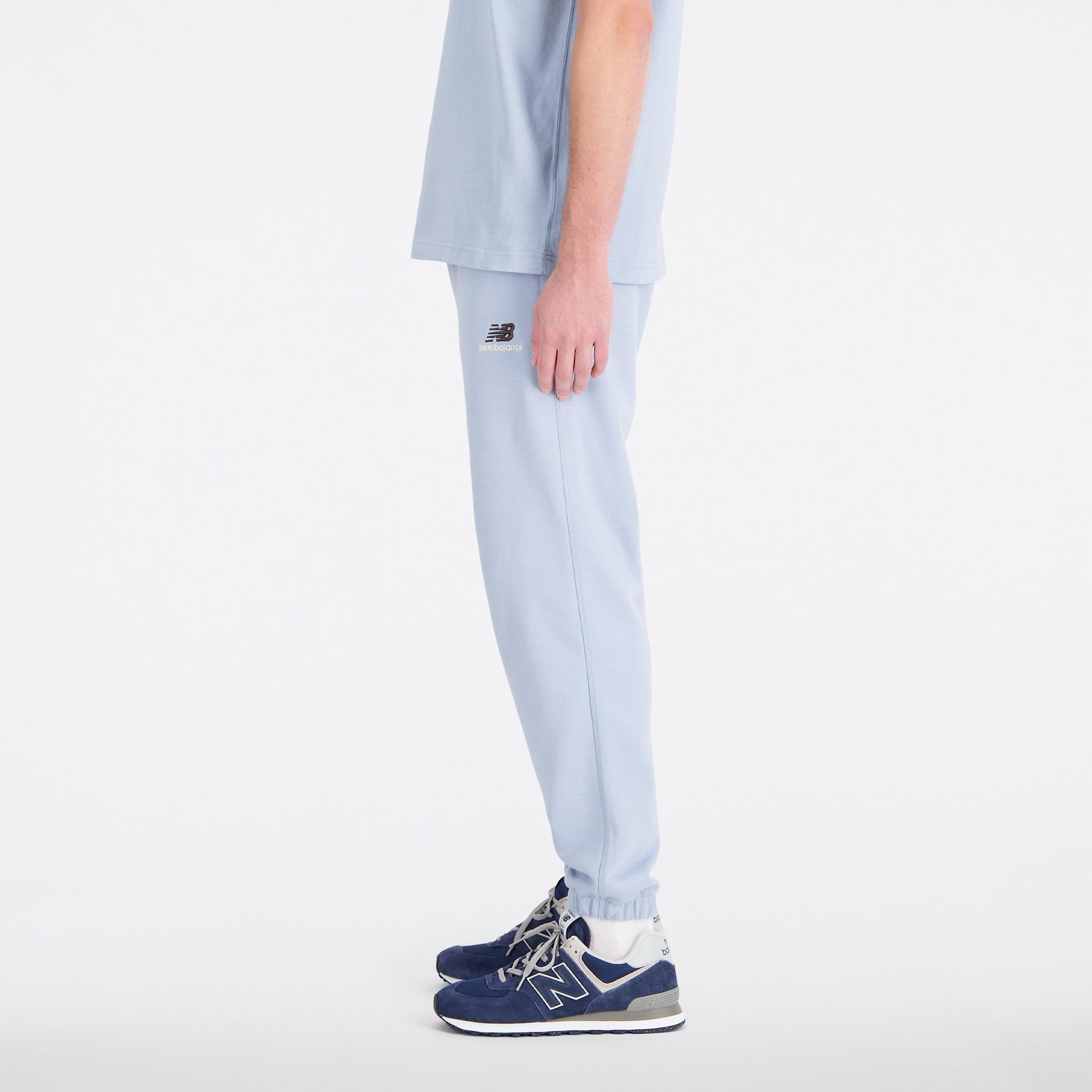 New Balance Uni-ssentials French Terry Kadın Mavi Eşofman Altı