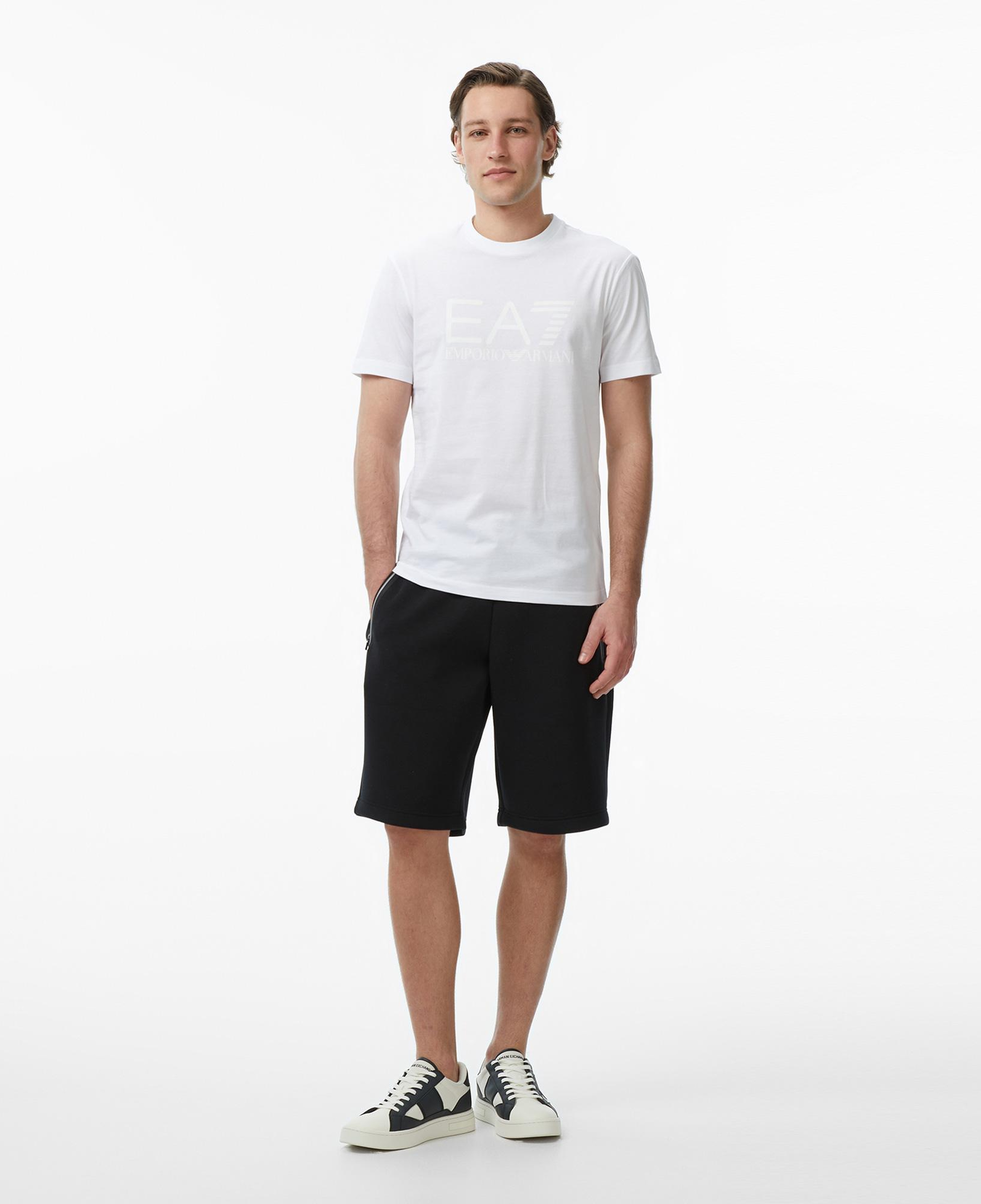 EA7 Erkek Beyaz T-Shirt