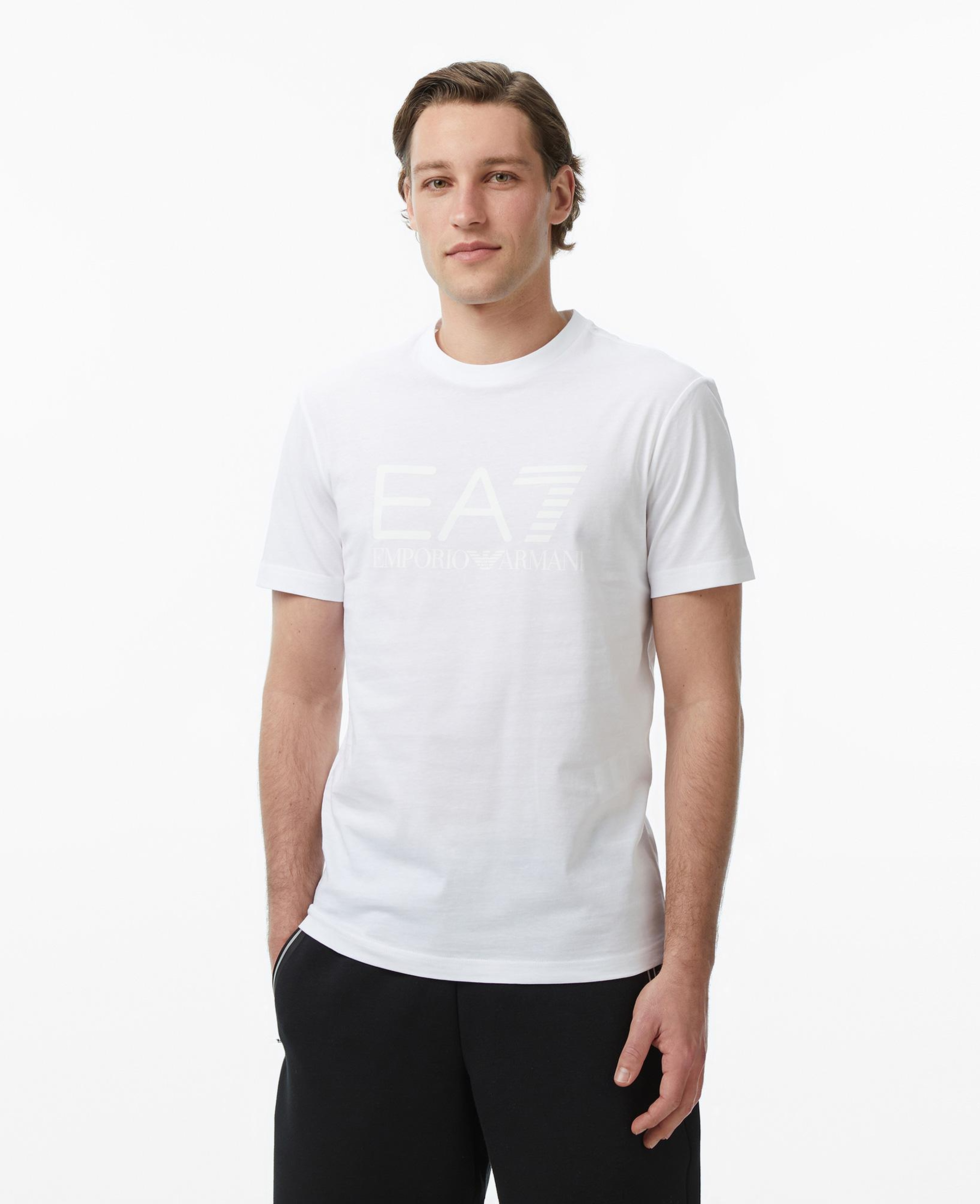 EA7 Erkek Beyaz T-Shirt