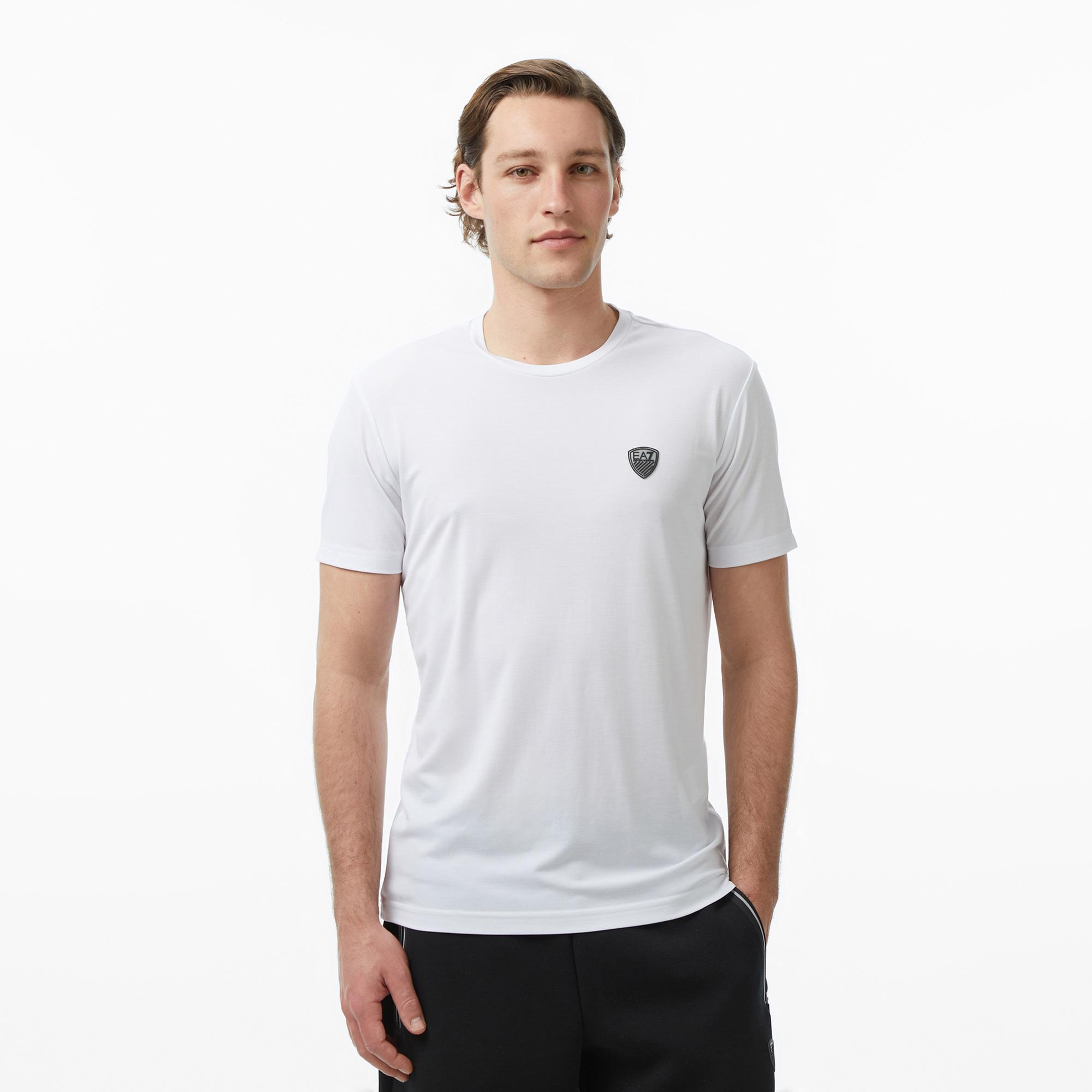 EA7 Erkek Beyaz T-Shirt