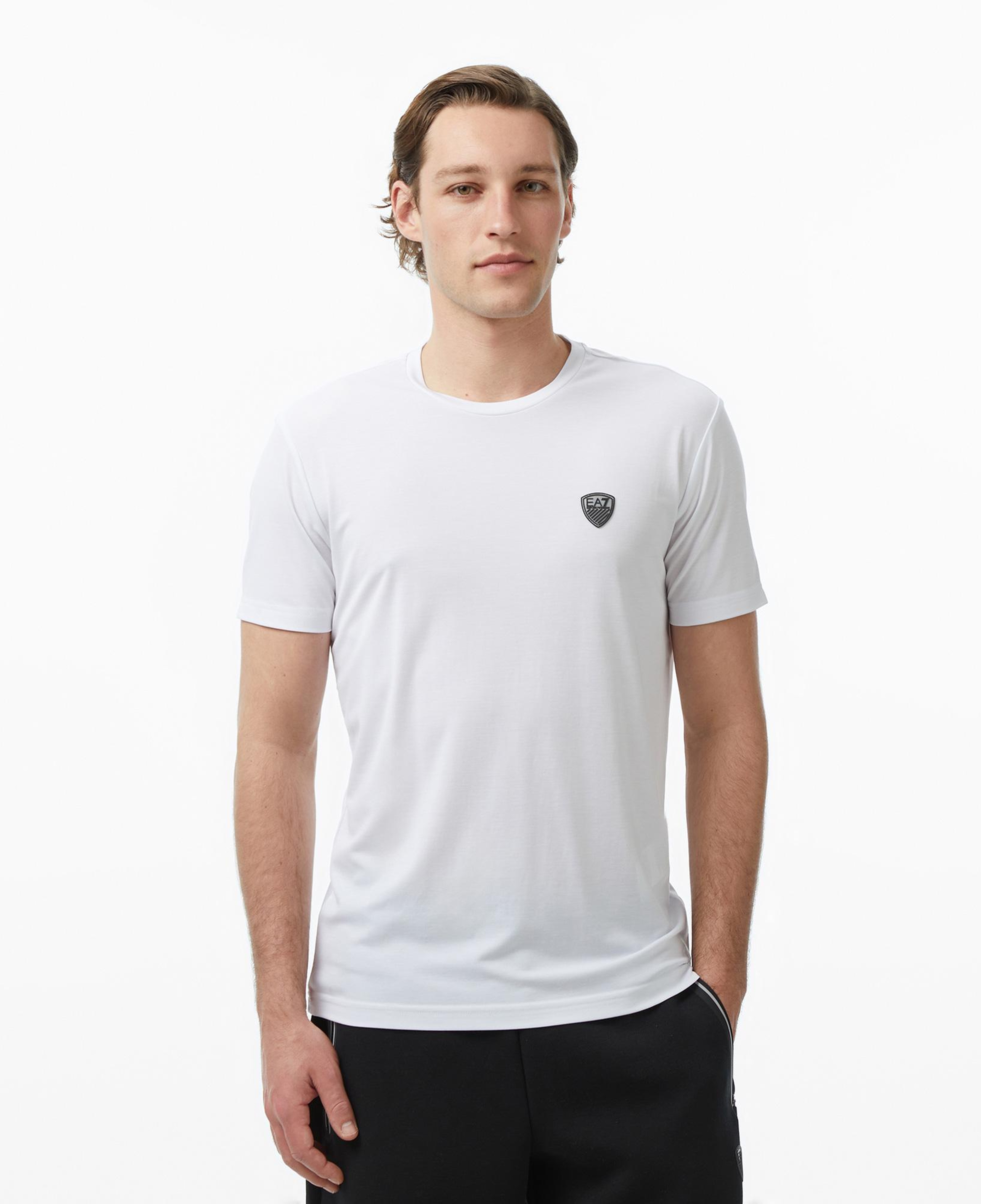 EA7 Erkek Beyaz T-Shirt