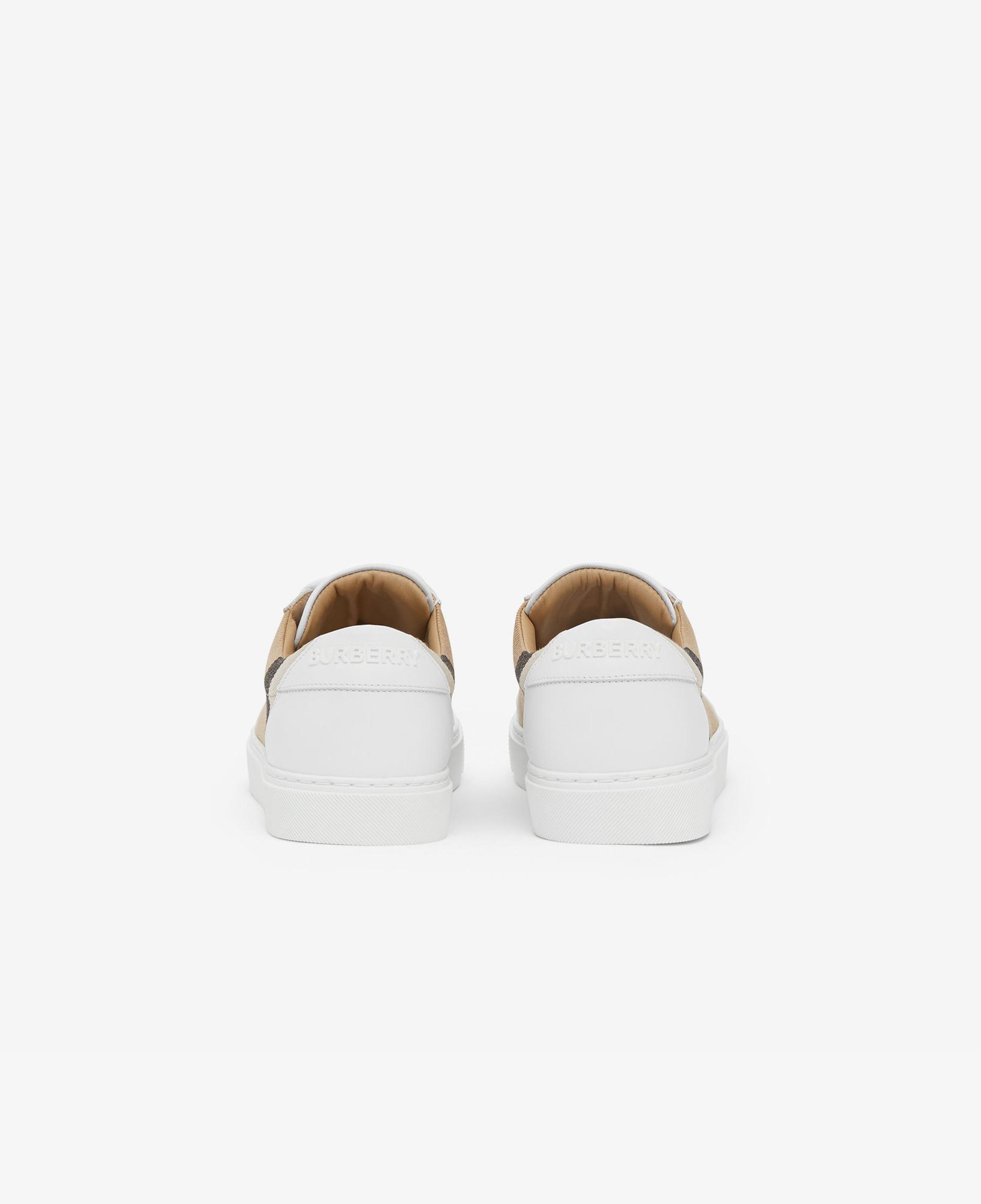 Burberry New Salmond House And Leather Kadın Beyaz Sneaker