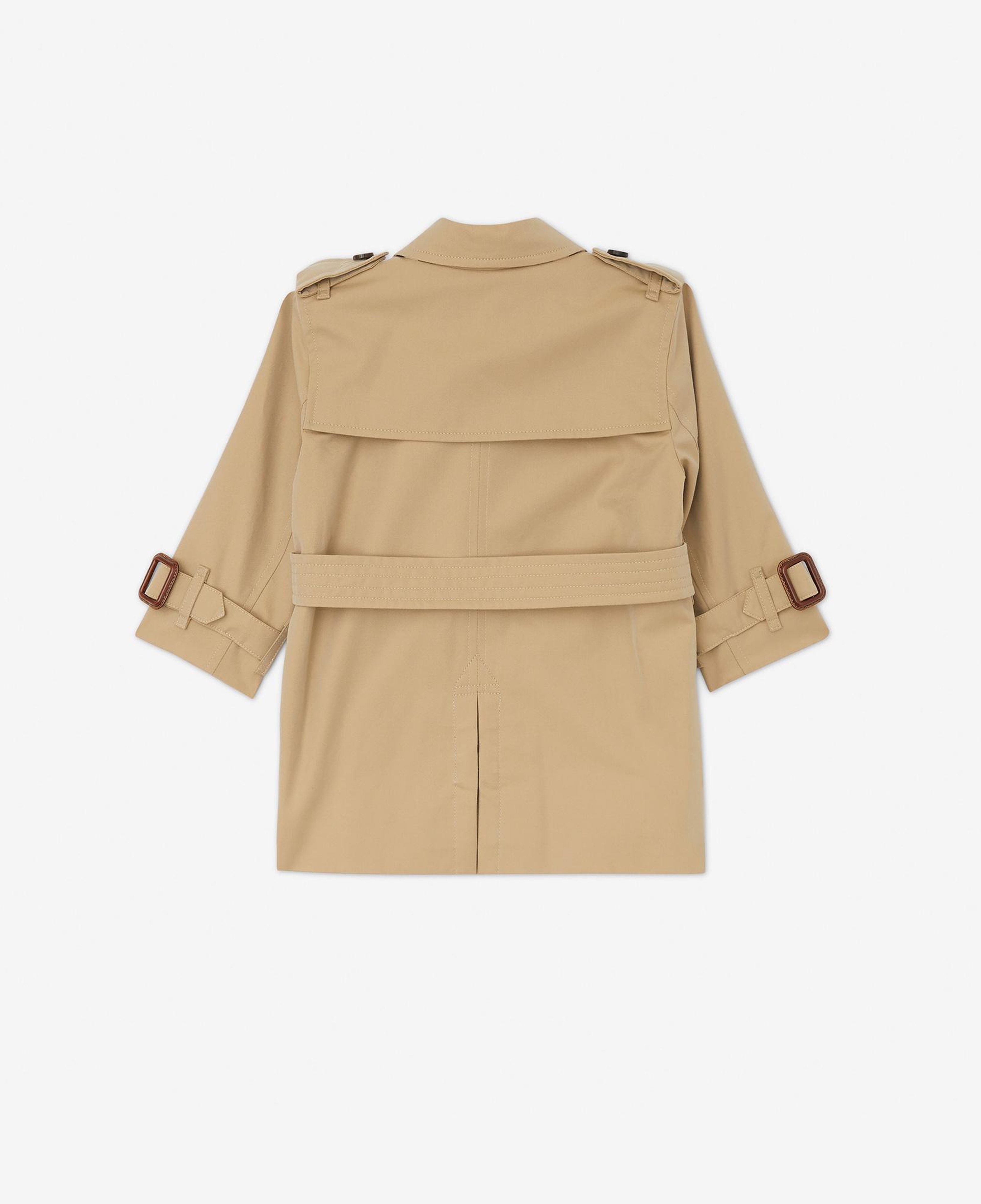 Burberry Mayfair Gabardine Çocuk Bej Trençkot
