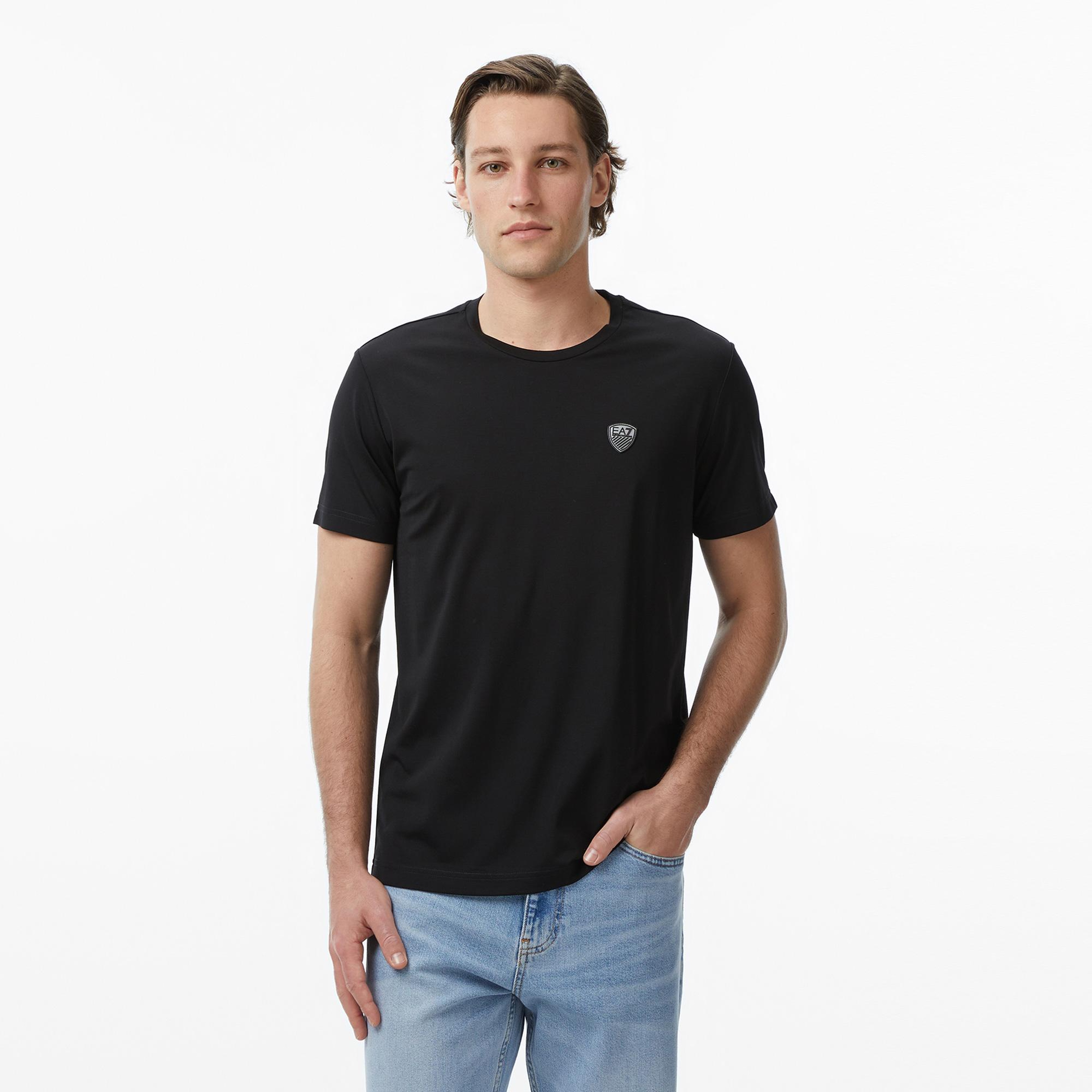 EA7 Erkek Siyah T-Shirt