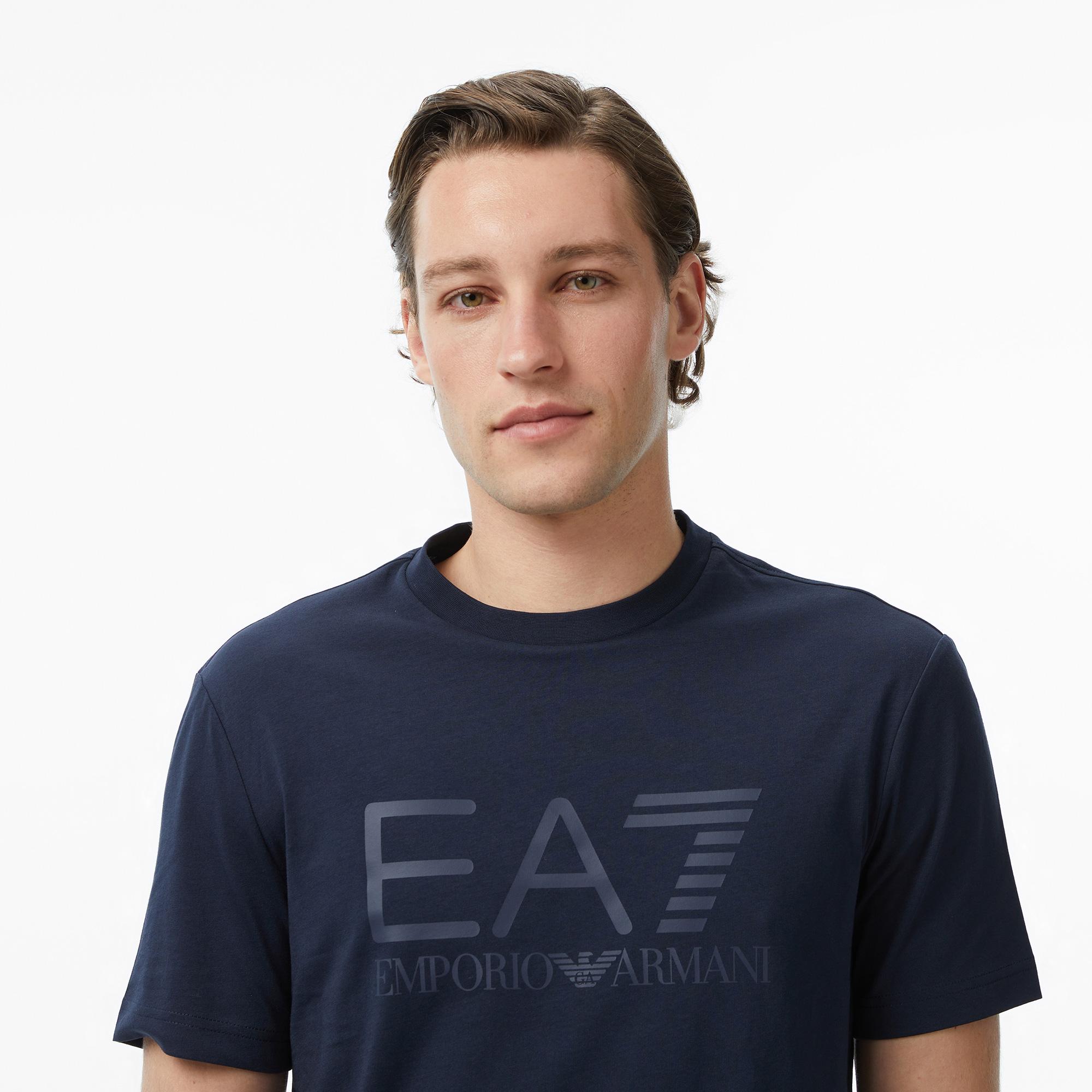 EA7 Erkek Mavi T-Shirt