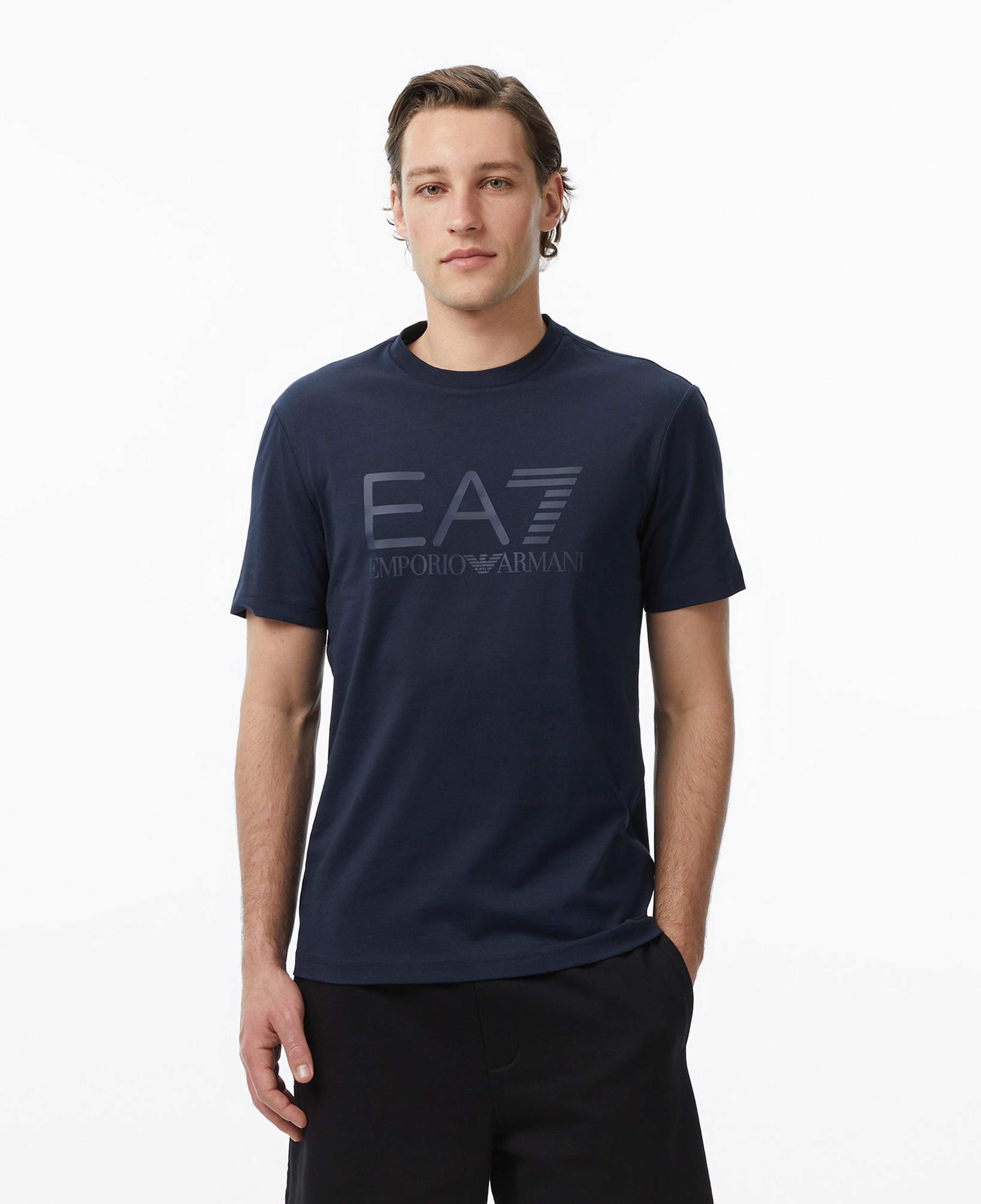 EA7 Erkek Mavi T-Shirt