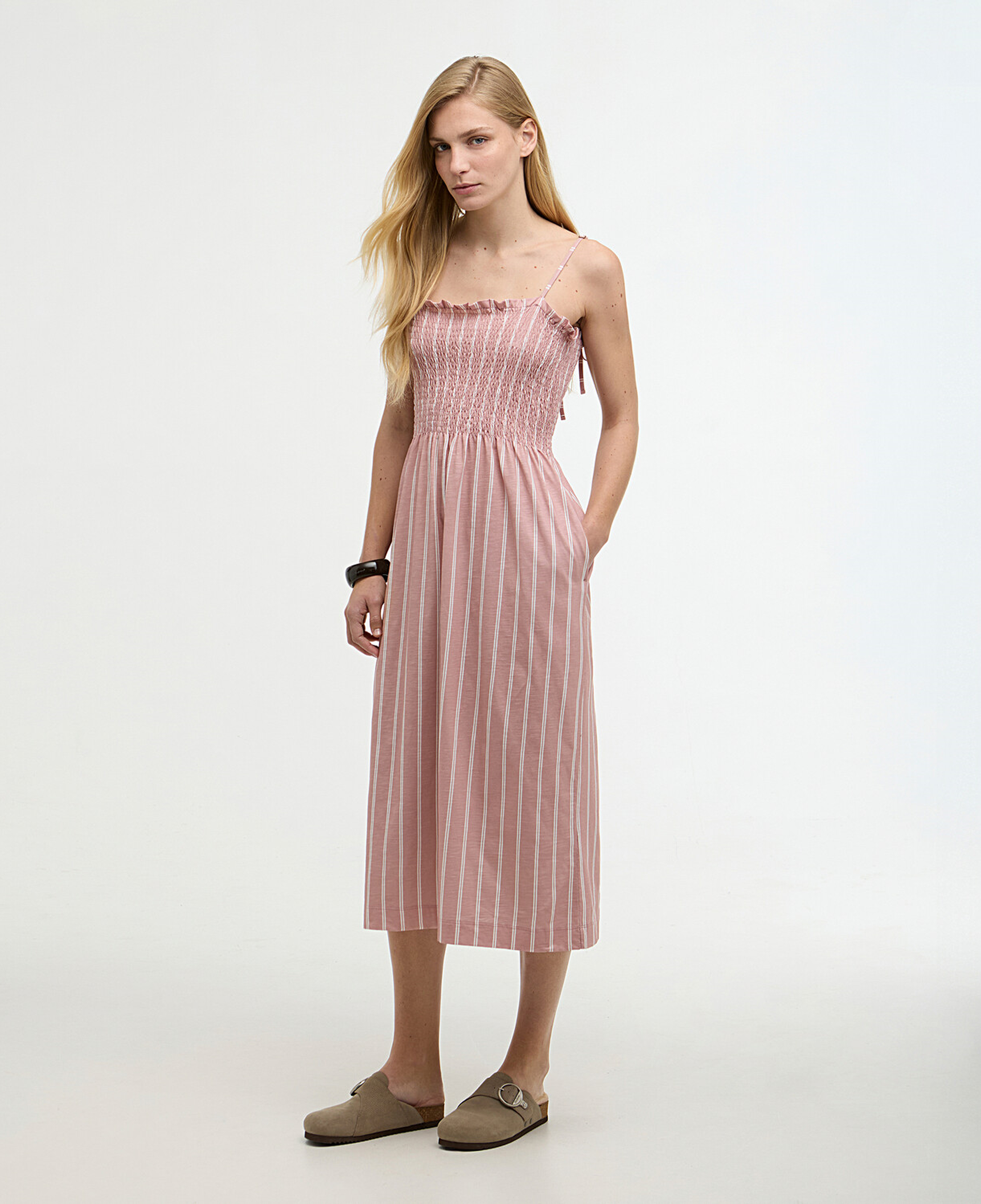 Barbour Madeline Midi Elbise