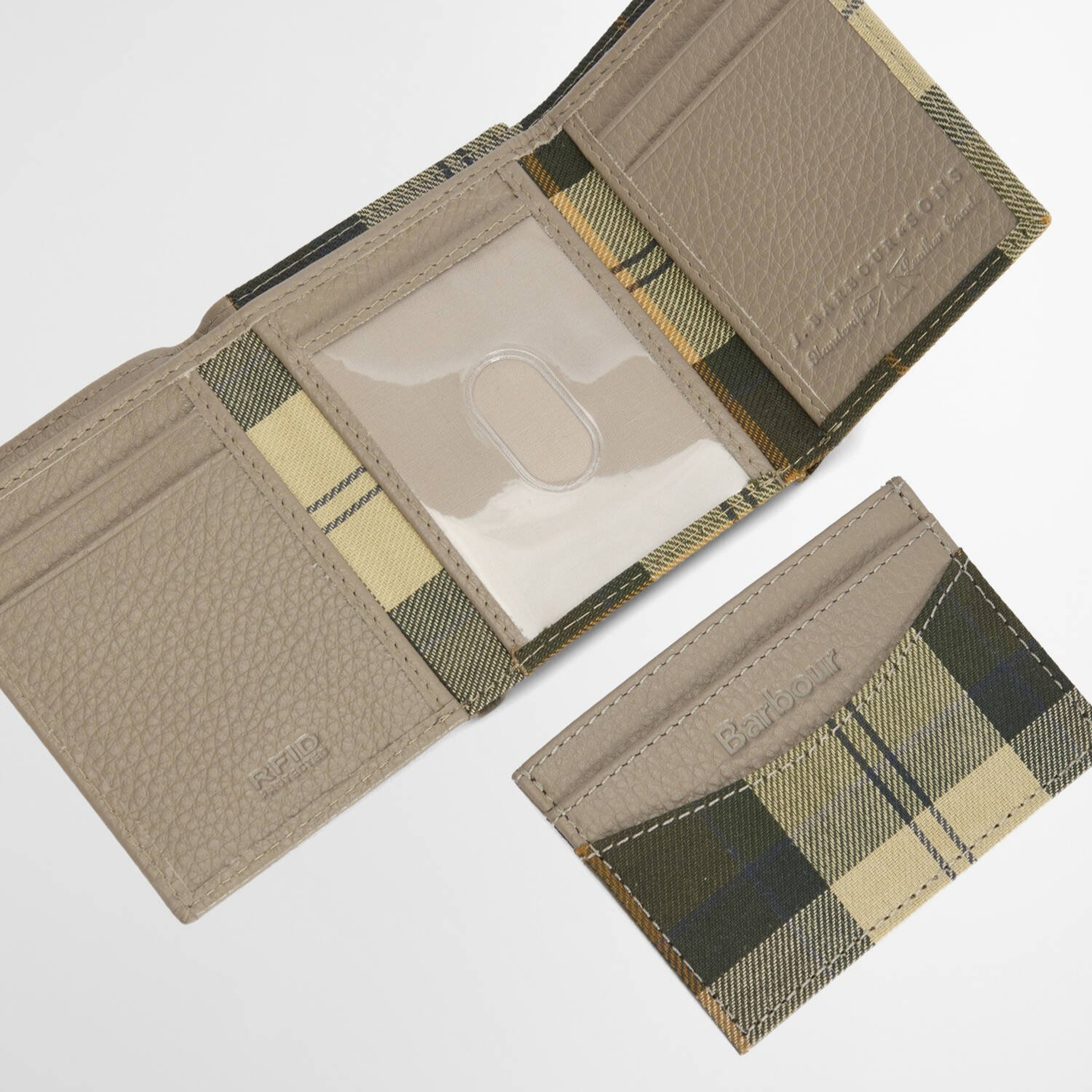 Barbour Cresswell Cüzdan & Kartlık Hediye Seti