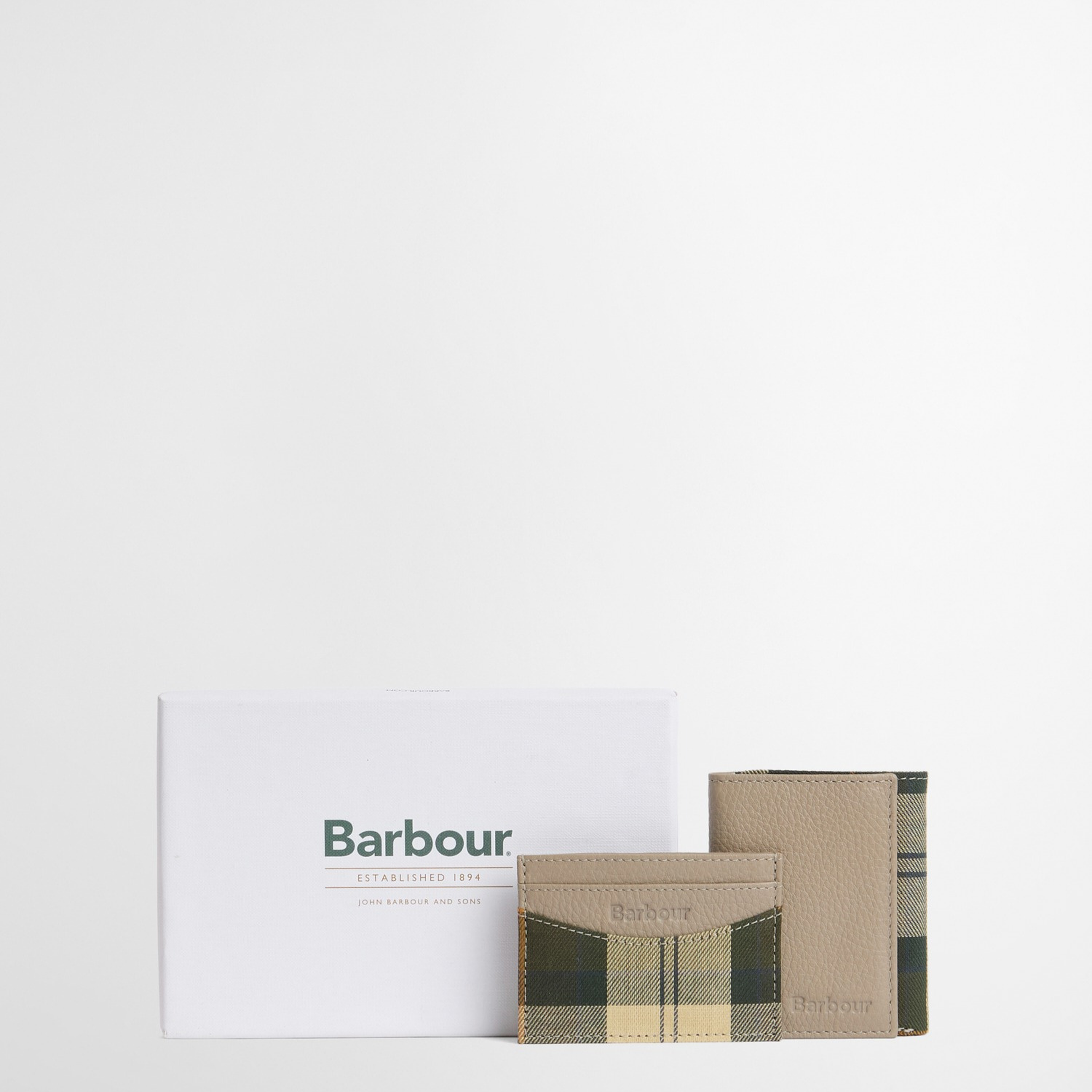 Barbour Cresswell Cüzdan & Kartlık Hediye Seti