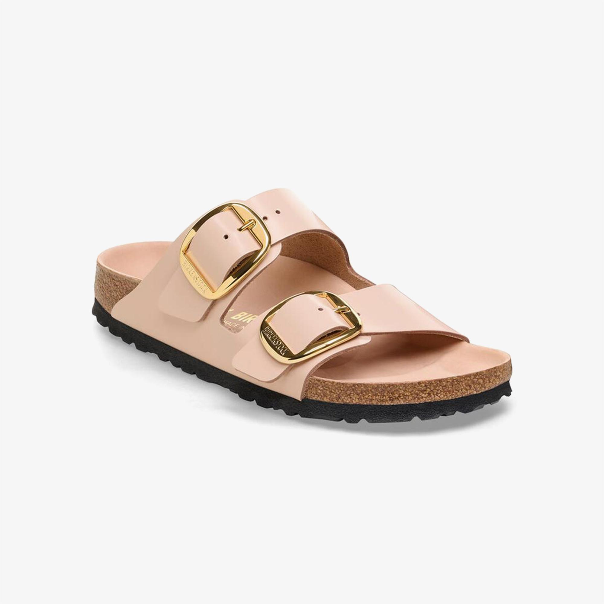 Birkenstock Arizona Big Buckle Nl High Shine Kadın Bej Terlik