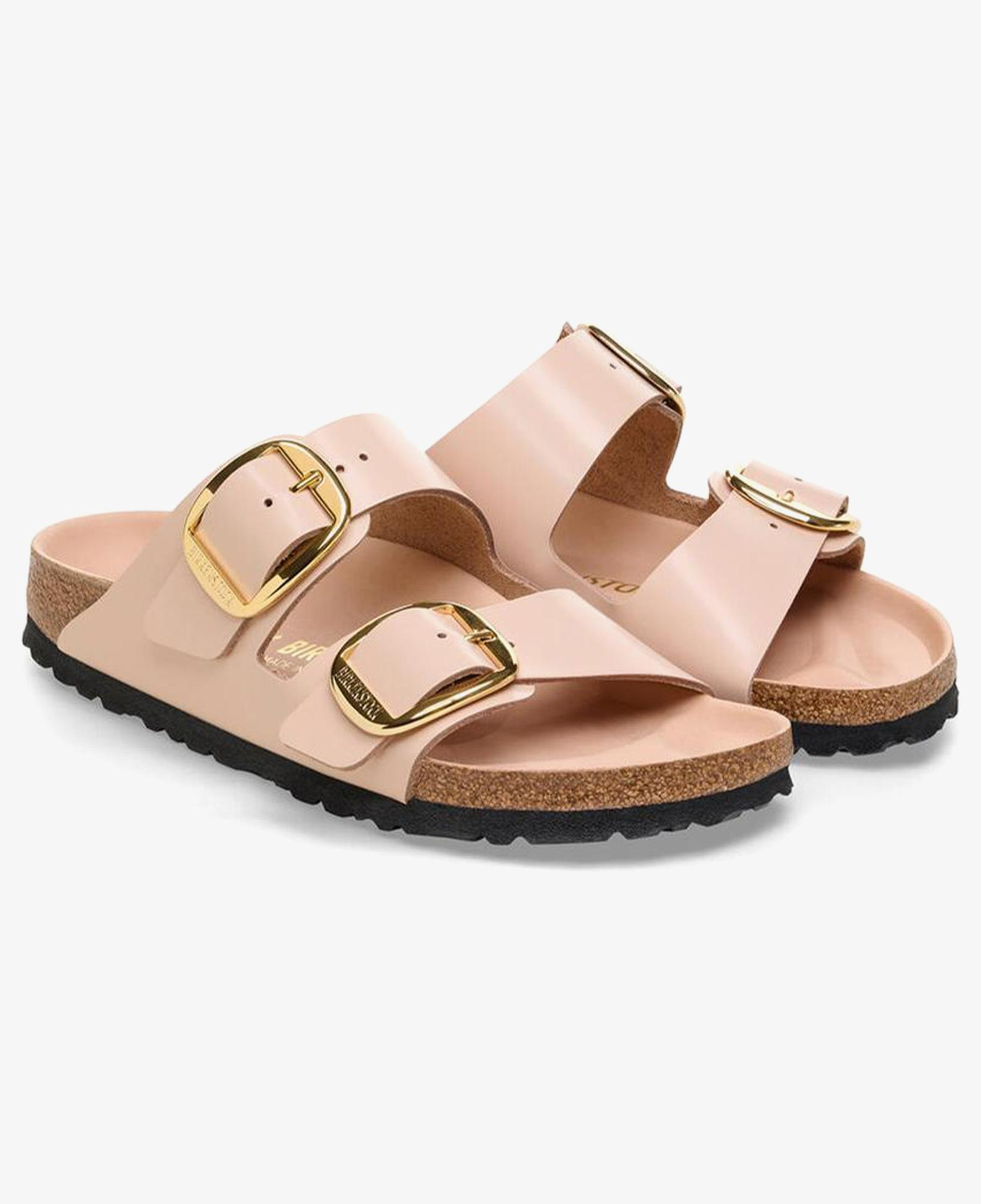 Birkenstock Arizona Big Buckle Nl High Shine Kadın Bej Terlik