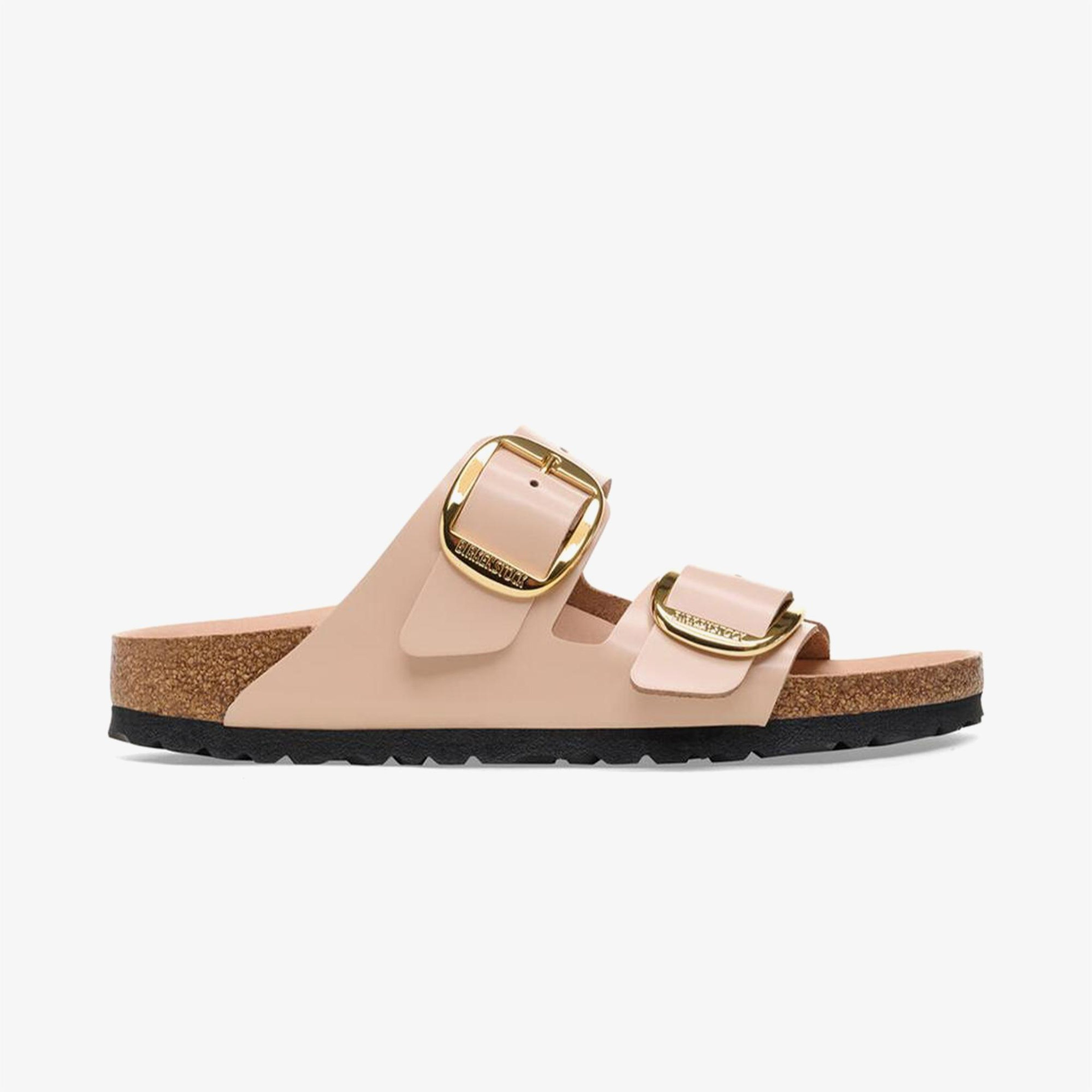Birkenstock Arizona Big Buckle Nl High Shine Kadın Bej Terlik