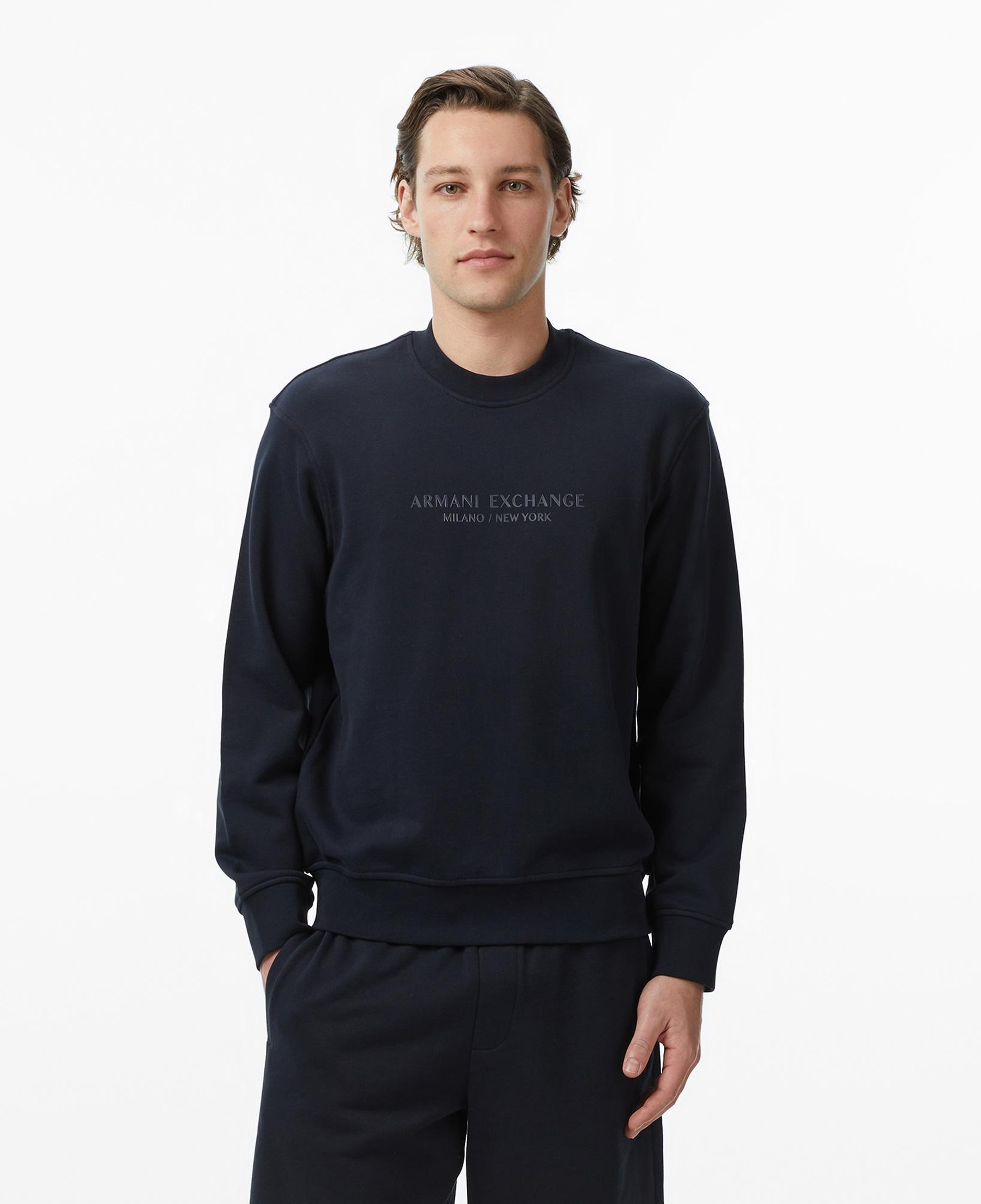 Armani Exchange Erkek Lacivert Sweatshirt