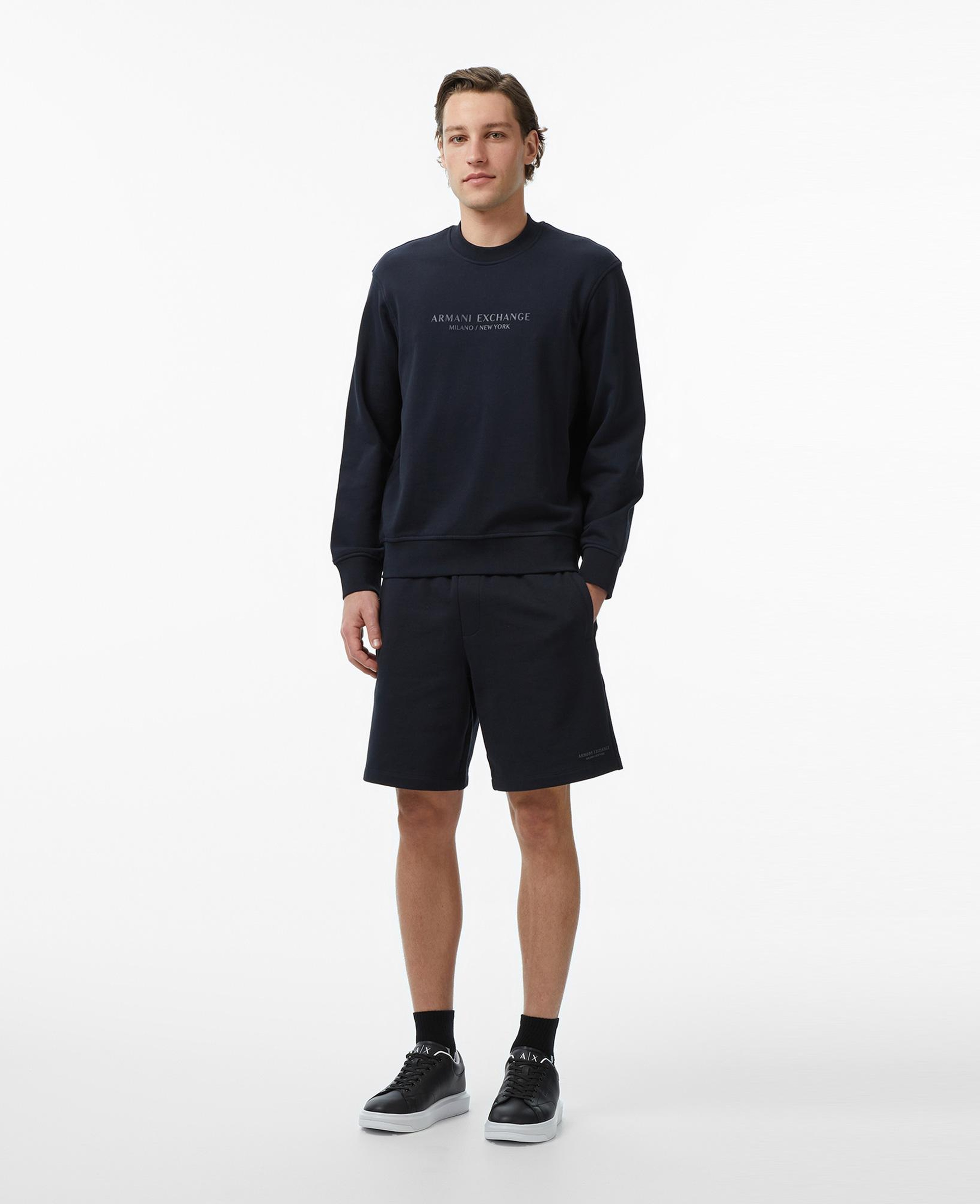Armani Exchange Erkek Lacivert Sweatshirt
