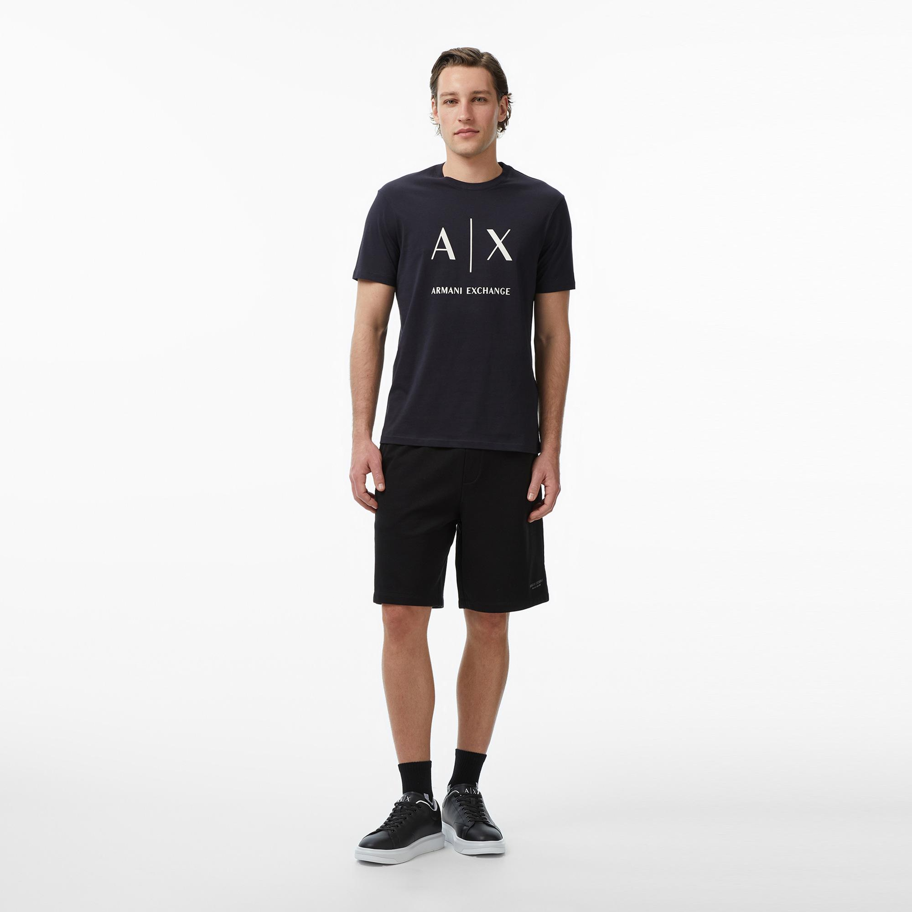 Armani Exchange Erkek Lacivert T-Shirt