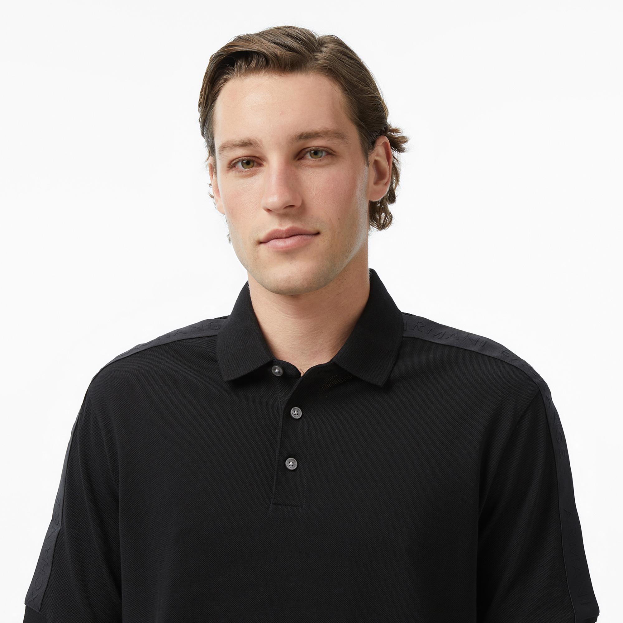 Armani Exchange Erkek Siyah Polo