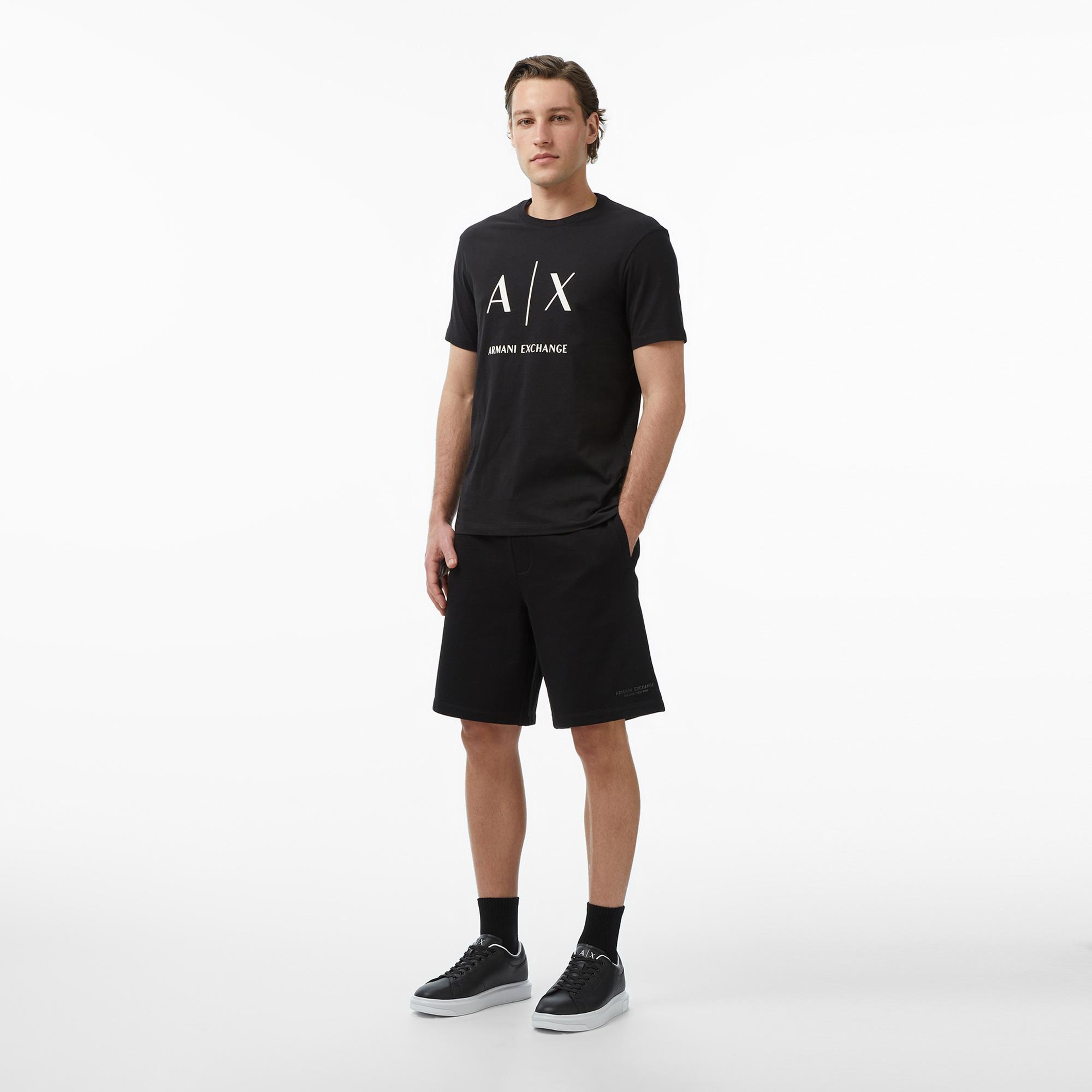 Armani Exchange Erkek Siyah Şort
