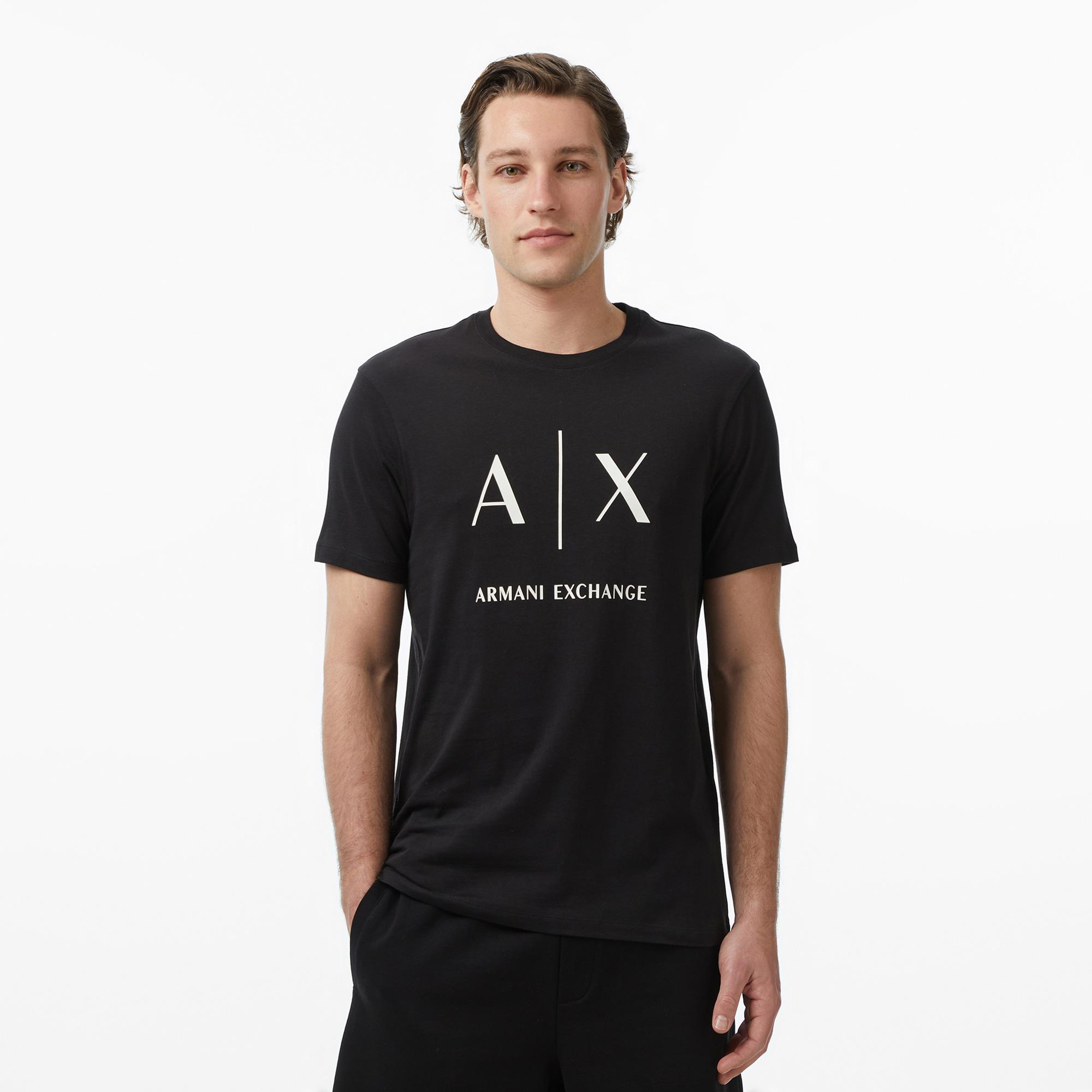 Armani Exchange Erkek Siyah T-Shirt