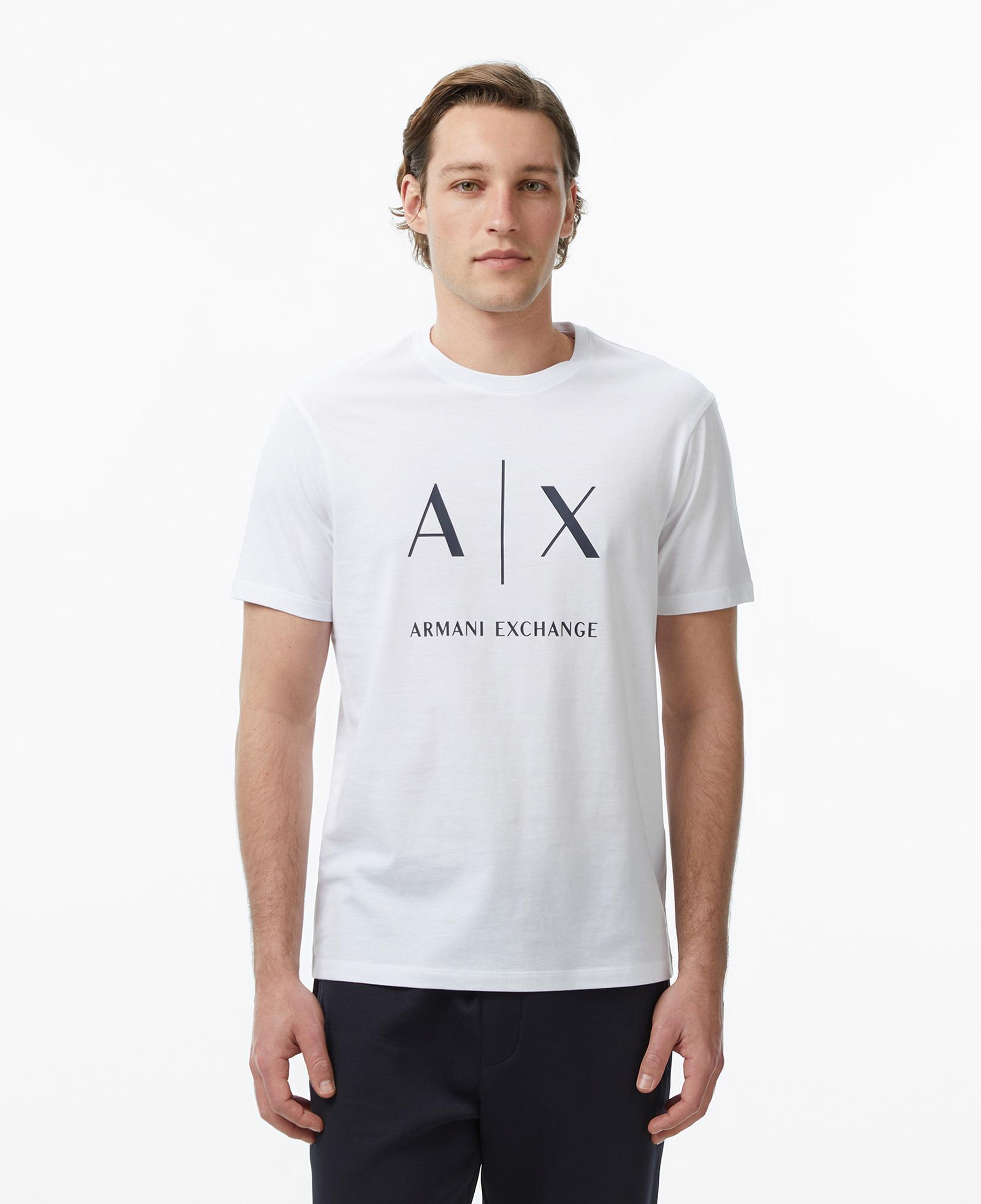 Armani Exchange Erkek Beyaz T-Shirt