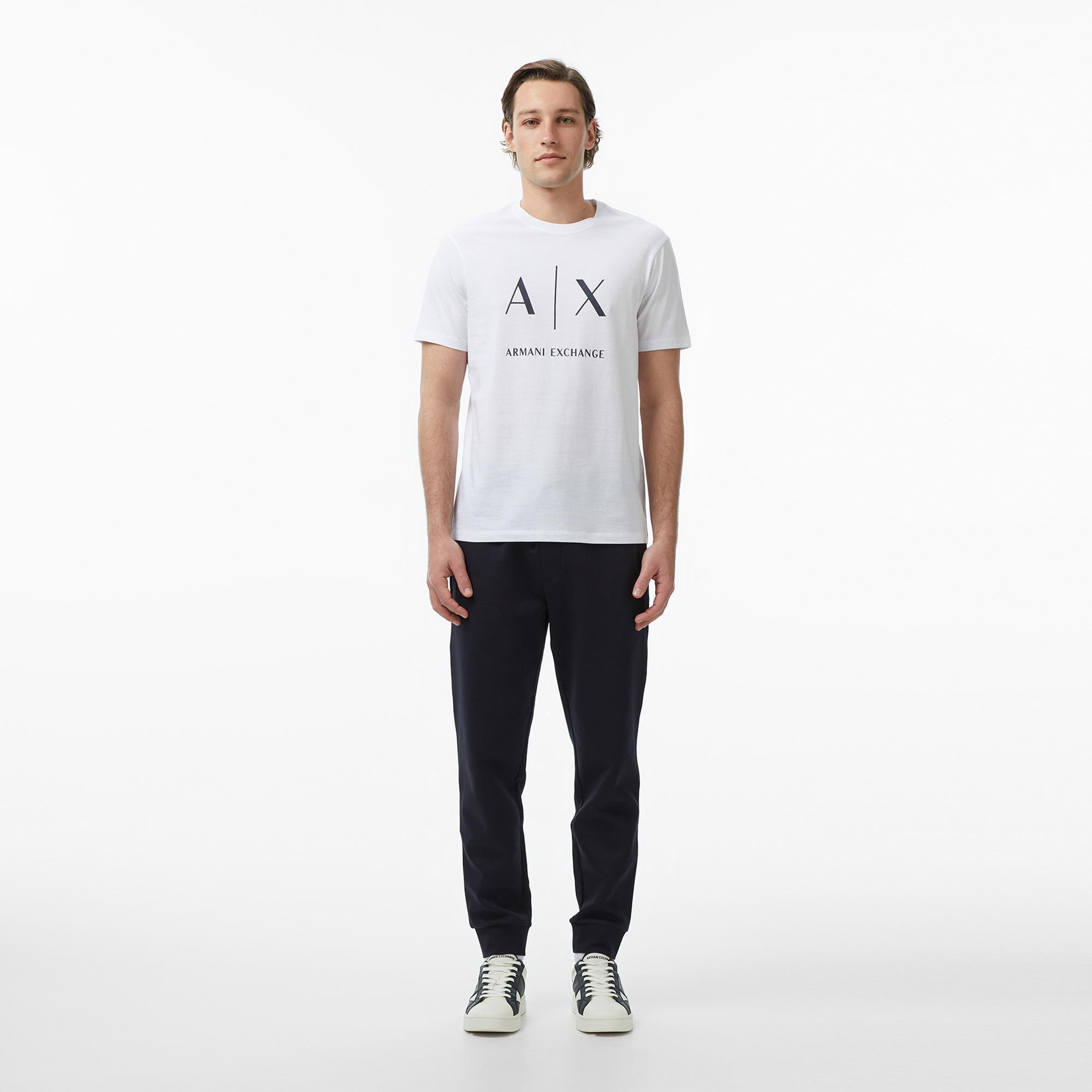 Armani Exchange Erkek Beyaz T-Shirt