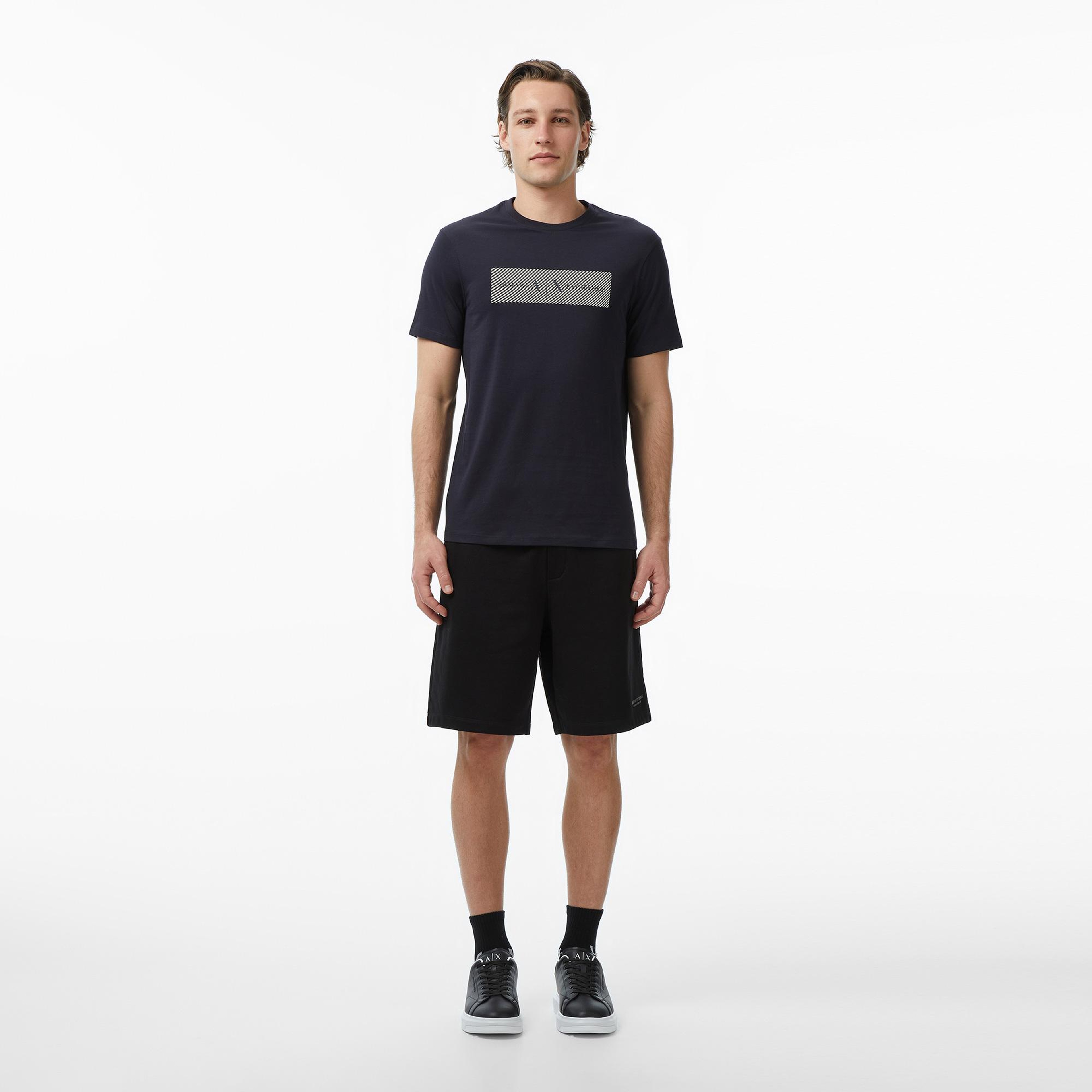 Armani Exchange Erkek Lacivert T-Shirt